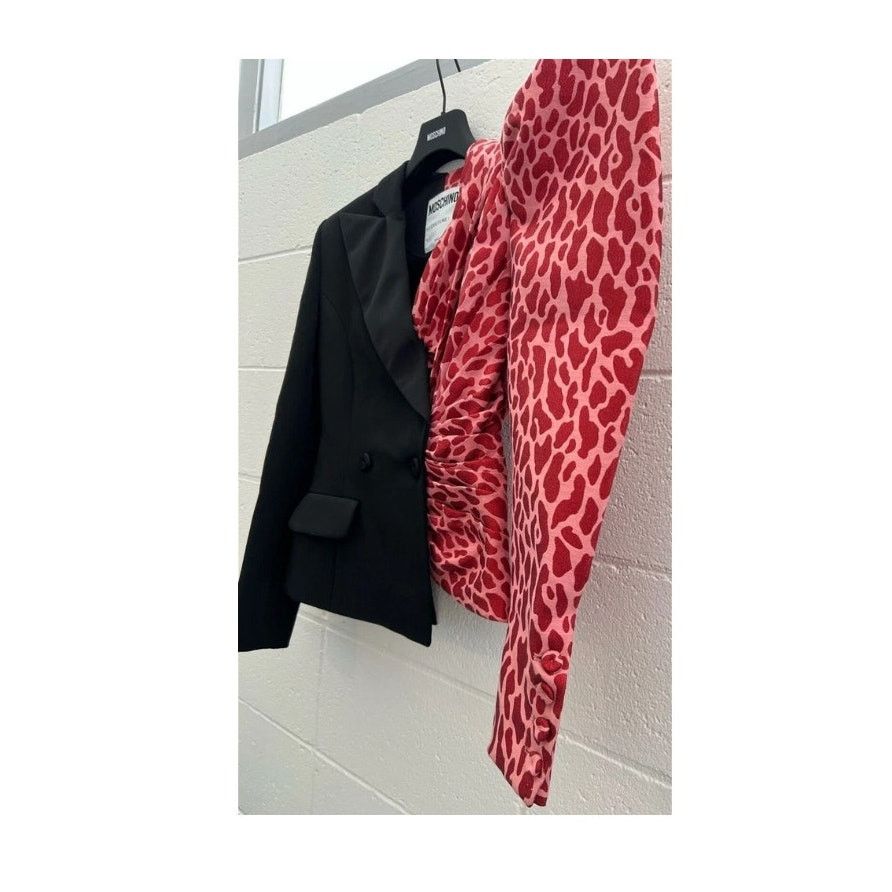 Moschino AW21 Moschino Couture Jeremy Scott Jacket Pink Leopard Spots Size M / US 6-8 / IT 42-44 - 6 Thumbnail