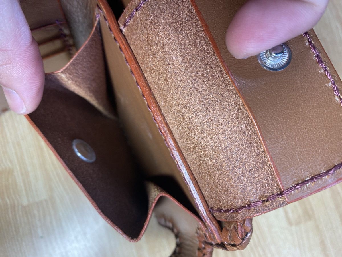 Japanese Brand × Leather × Vintage Leather Bifold Wallet Vintage Look Size ONE SIZE - 8 Thumbnail