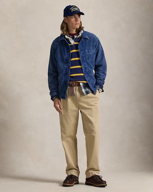 Polo Ralph Lauren Polo Ralph Lauren Moleskin Utility Jacket Melazzo (Blue) XL Size US XL / EU 56 / 4 - 3 Thumbnail