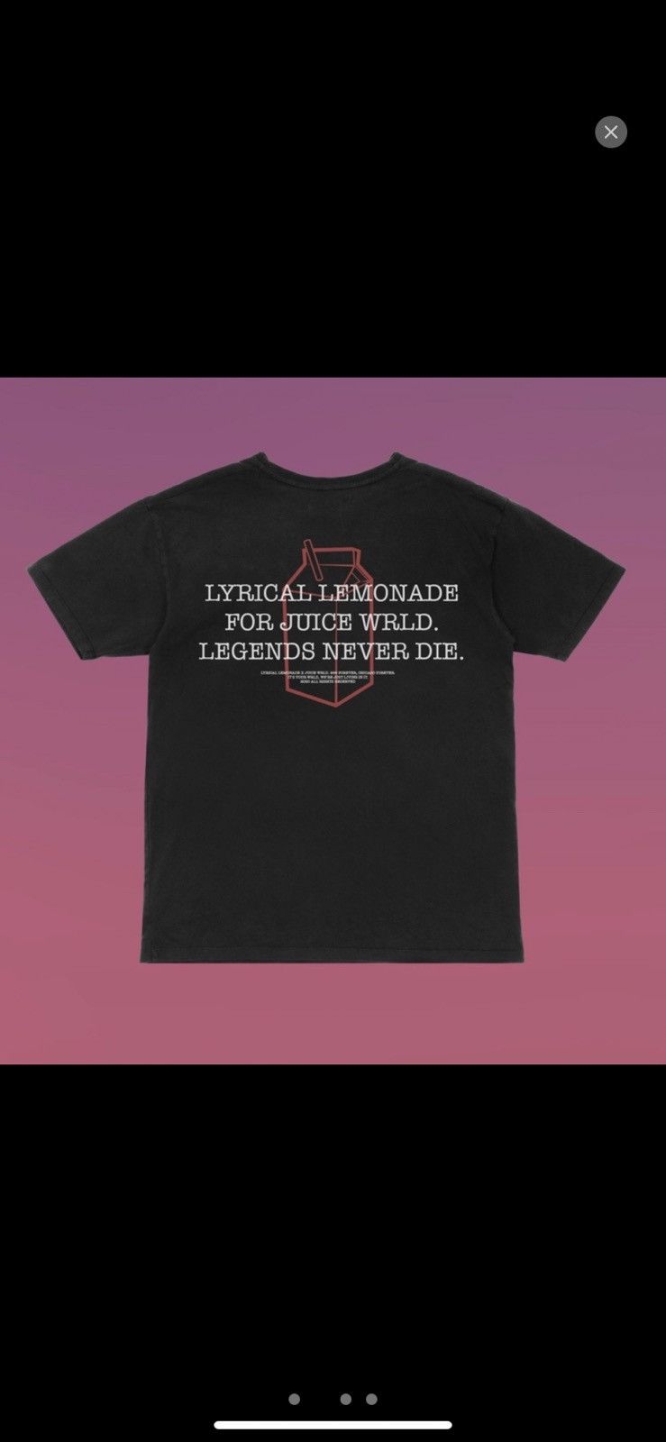 Lyrical Lemonade Juice WRLD x Lyrical Lemonade “LLJW” tee Size US L / EU 52-54 / 3 - 4 Thumbnail