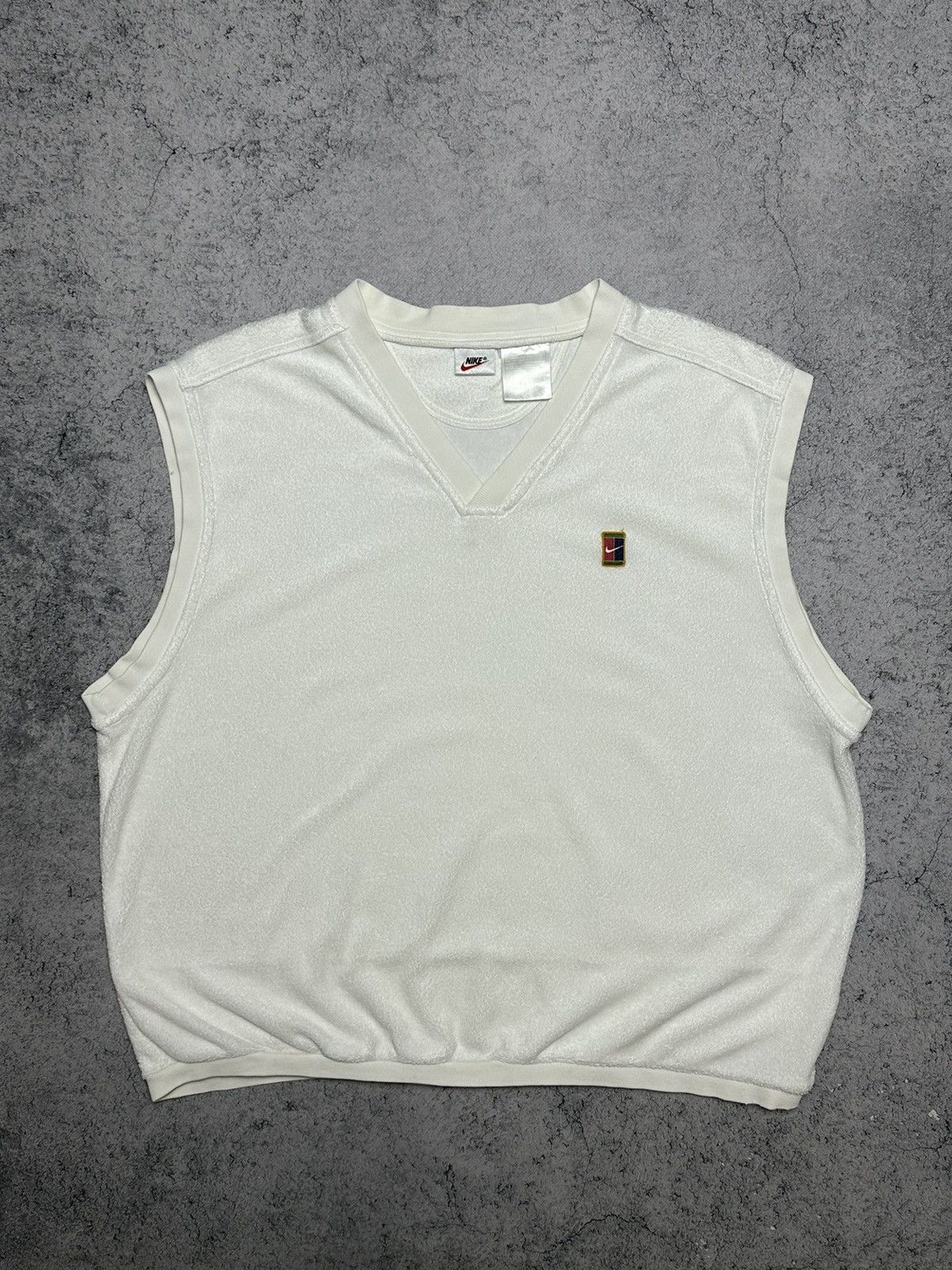 Nike Vintage 90s Nike Challenge Court Terry Tennis Vest Size US XL / EU 56 / 4 - 1 Thumbnail