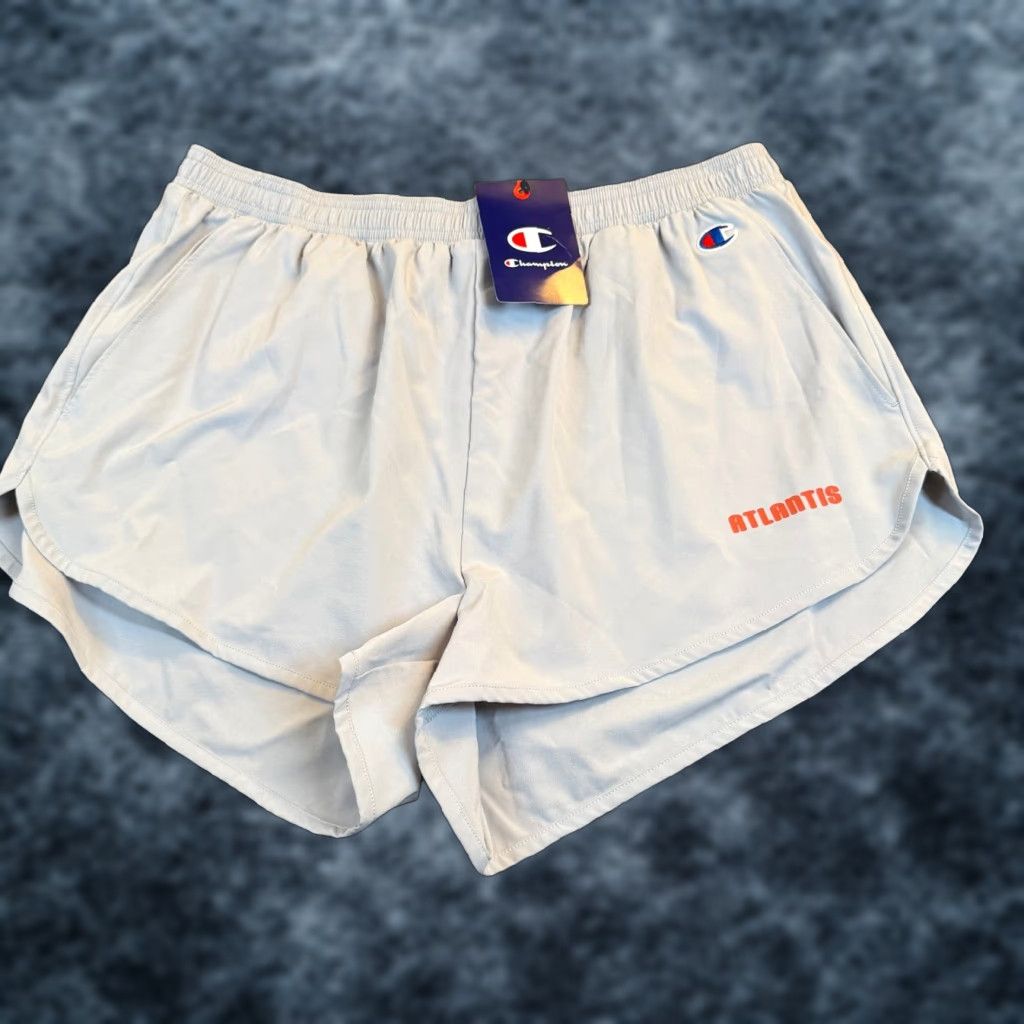Champion Champion Atlantis Athletic Shorts Womens Medium Gray Dolphin Hem NWT Size 32" / US 10 / IT 46 - 1 Thumbnail