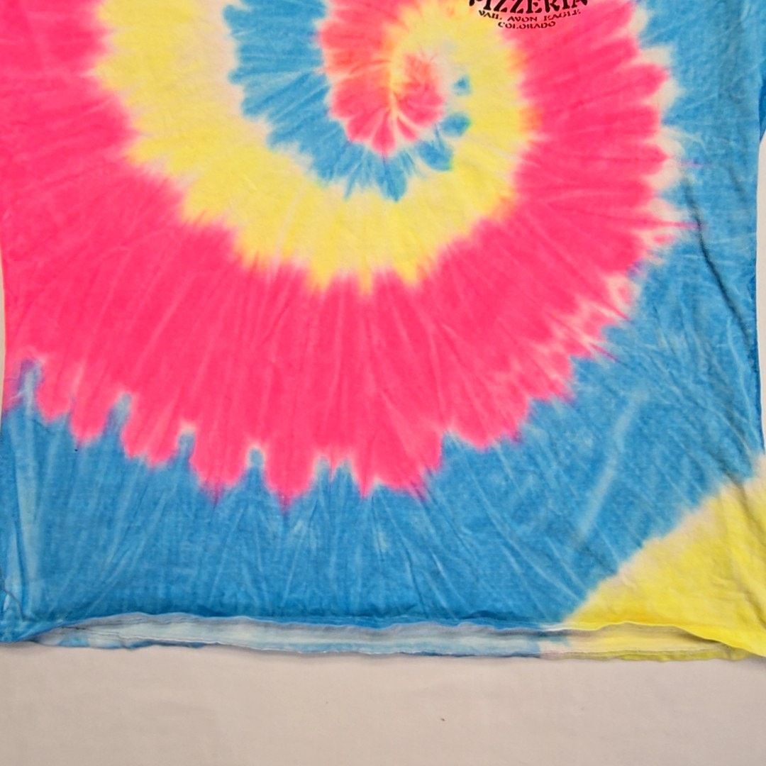 Other Pazzo's Pizzeria Tie Dye Shirt Skeleton Snowboard V-neck XL Size XL / US 12-14 / IT 48-50 - 4 Thumbnail