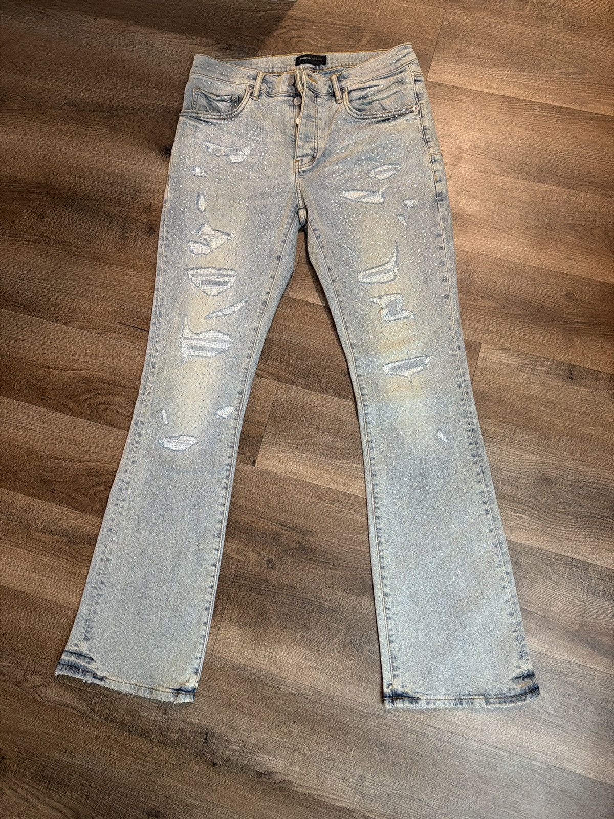 Purple Brand Purple P004 Jeans Size US 32 / EU 48 - 1 Thumbnail