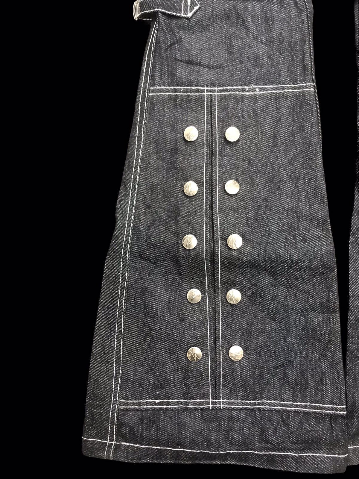 Other 💥AVANT GARDE💥OCTMAMI BONDAGE BELL BOTTOM STURDY DENIM F248 Size US 26 / EU 42 - 9 Thumbnail