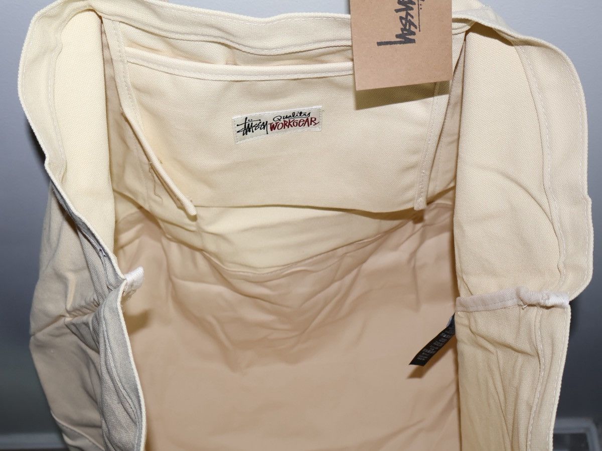 Stussy Cream Stüssy Tote Bag Size ONE SIZE - 6 Thumbnail
