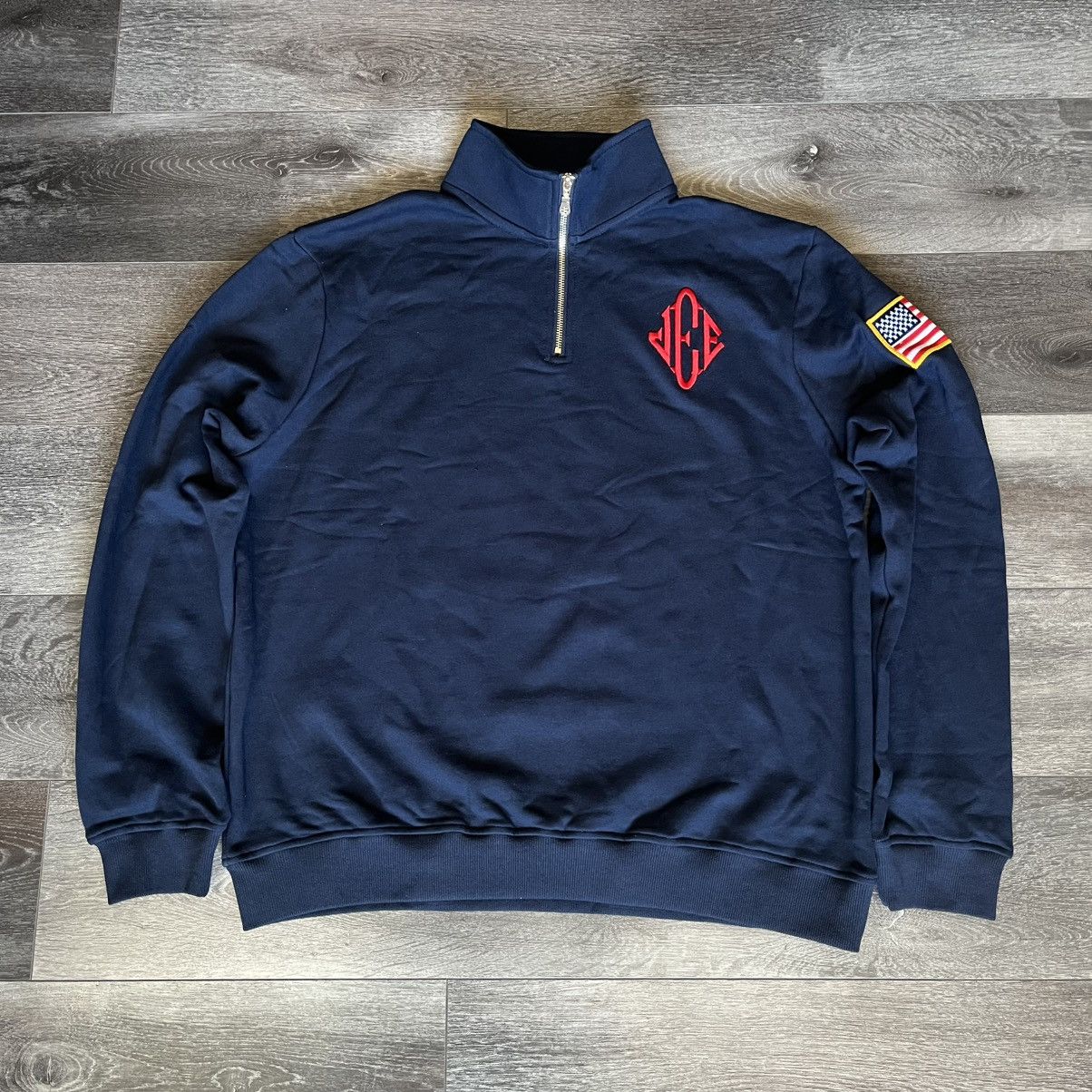 Vintage Controversatility Jeffery Epstein Quarter Zip Sweatshirt JEE Size US L / EU 52-54 / 3 - 1 Thumbnail