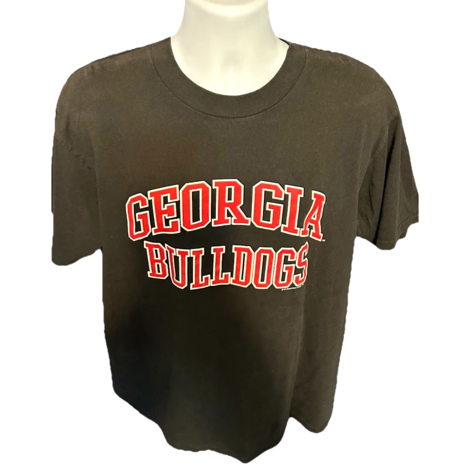 Lee VTG Georgia Bulldogs Shirt Men Large Black Short Sleeve Crew Neck Lee Sport Size US L / EU 52-54 / 3 - 4 Thumbnail