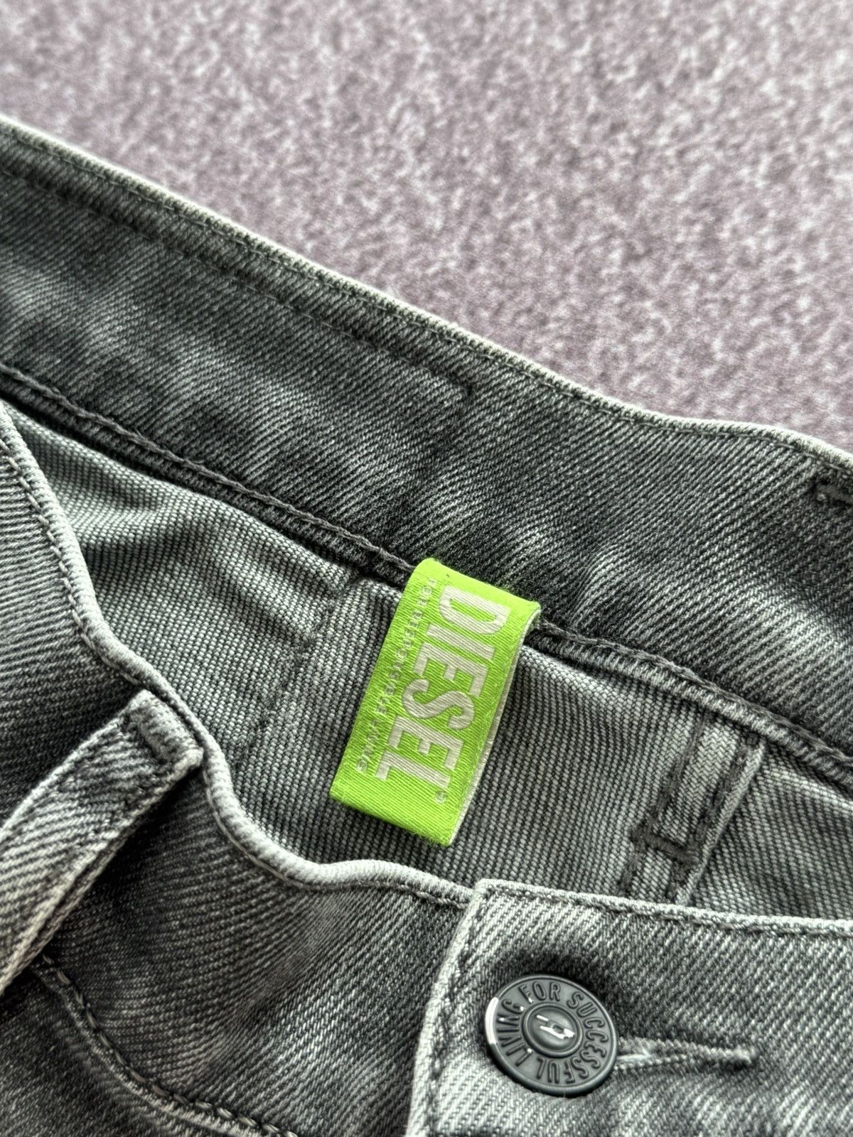 Diesel Diesel Y2K D-Struct Faded Look Denim Jeans Size US 32 / EU 48 - 12 Thumbnail