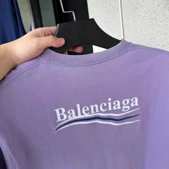 Balenciaga Balenciaga Purple Cola Short Sleeve Size US XS / EU 42 / 0 - 5 Thumbnail