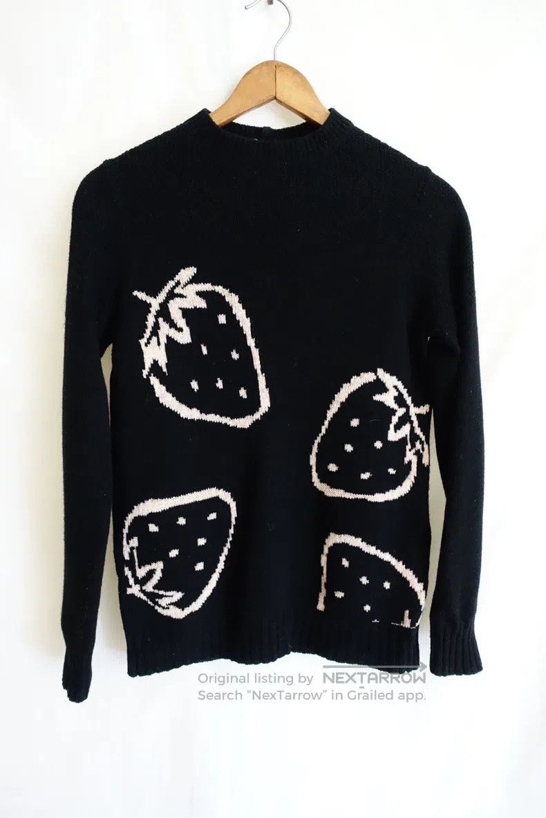 Comme des Garcons Comme Des Garcons Strawberry mohair knit sweater Size S / US 4 / IT 40 - 1 Thumbnail