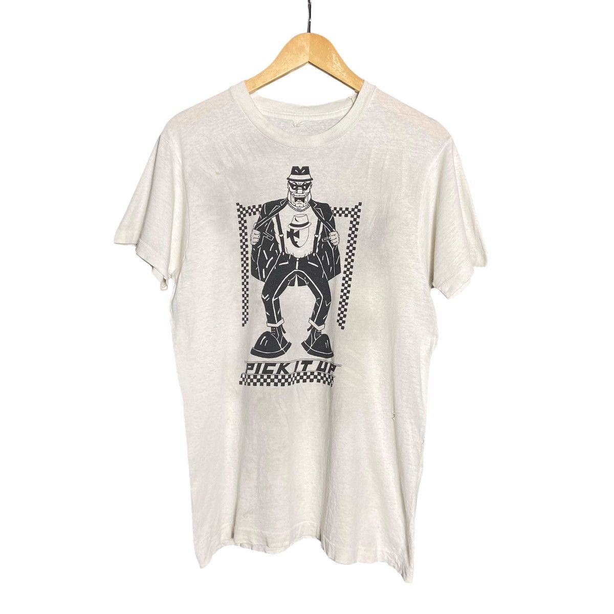 Band Tees × Vintage Vintage 90s Ska Punk Pick It Up Single Stitch Band Tee Size US M / EU 48-50 / 2 - 1 Thumbnail