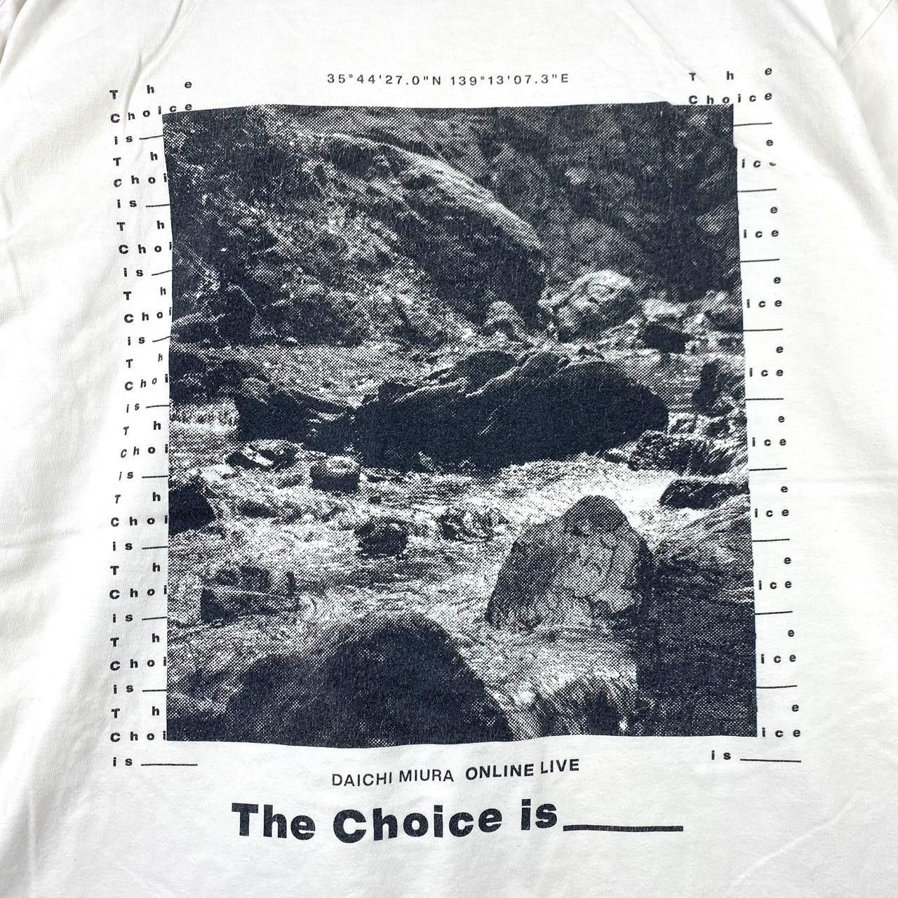 Band Tees DAICHI MIURA DAICHISHIKI The Choice Is Tour Tee Shirt Size US M / EU 48-50 / 2 - 4 Thumbnail