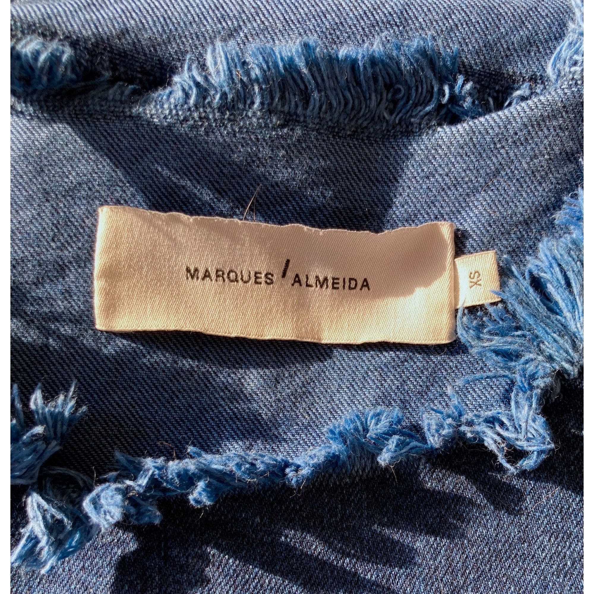 Marques'Almeida Marques Almeida Frayed Denim Shirt, Size XS Size XS / US 0-2 / IT 36-38 - 4 Thumbnail
