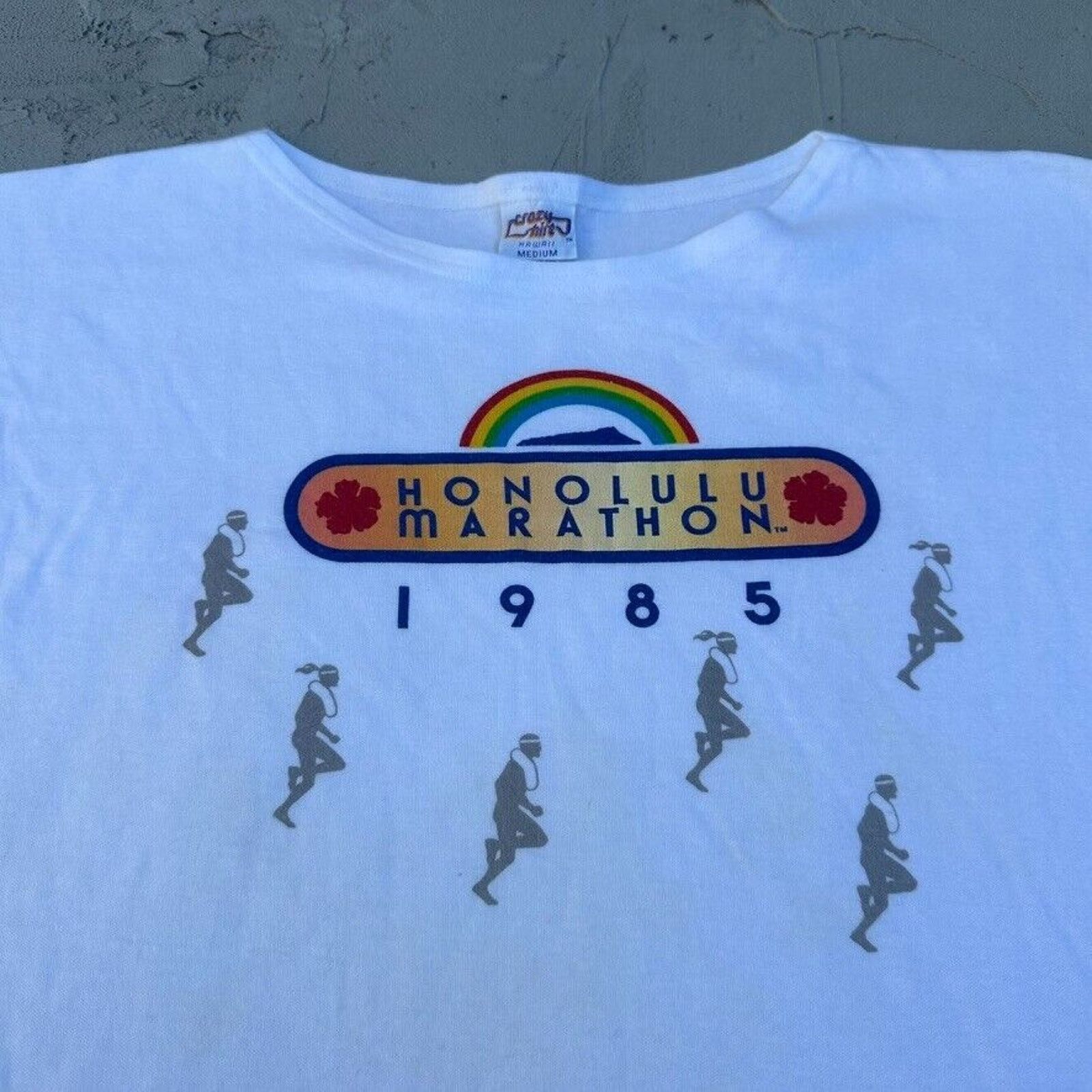 Other Vintage Crazy Shirts Honolulu Marathon 1985 Hawaii Shirt Size S / US 4 / IT 40 - 2 Thumbnail
