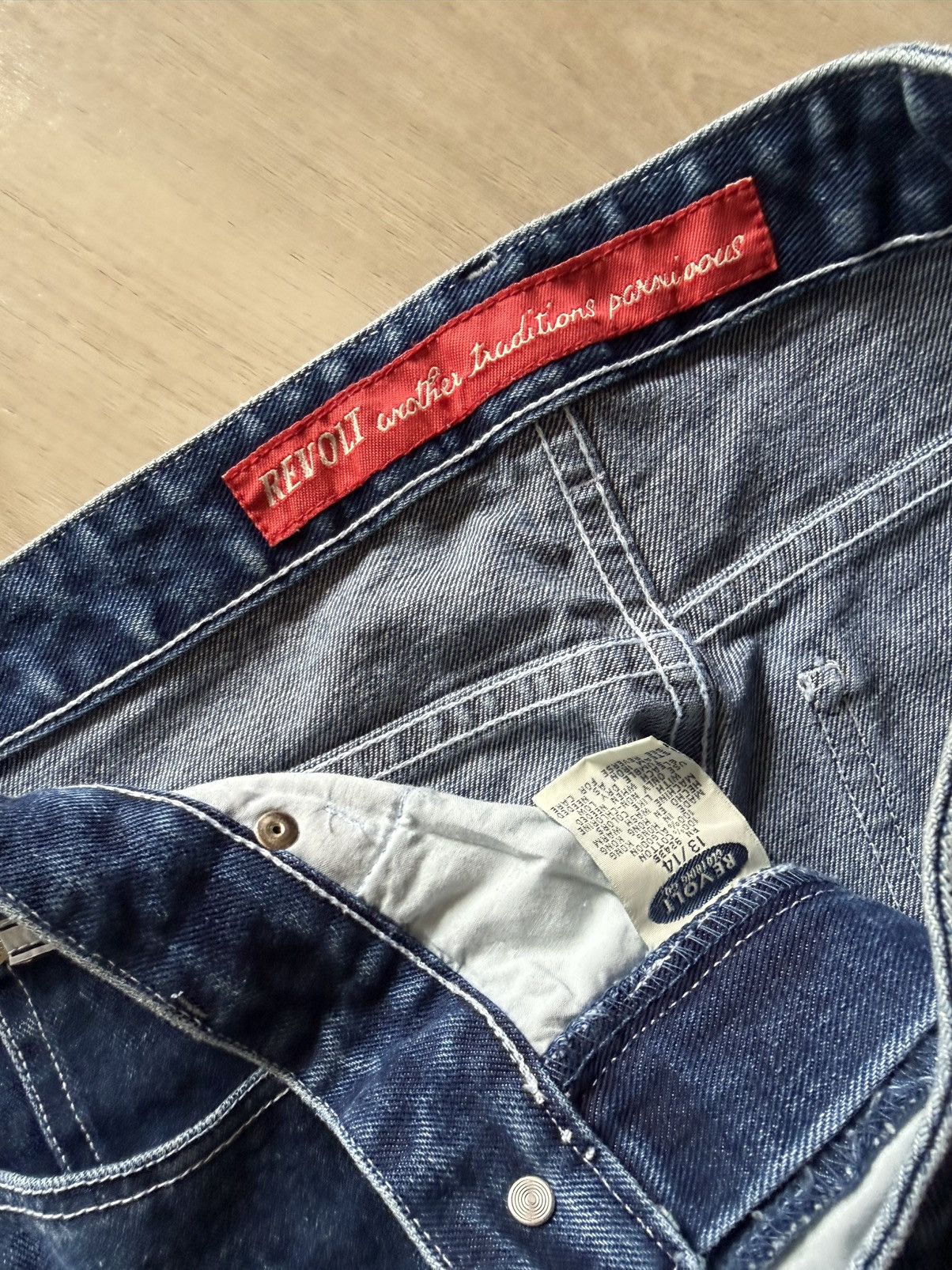 Other Vintage Revolt Jeans Womens Flared Flora lSz 13/14 Size 32" / US 10 / IT 46 - 4 Thumbnail