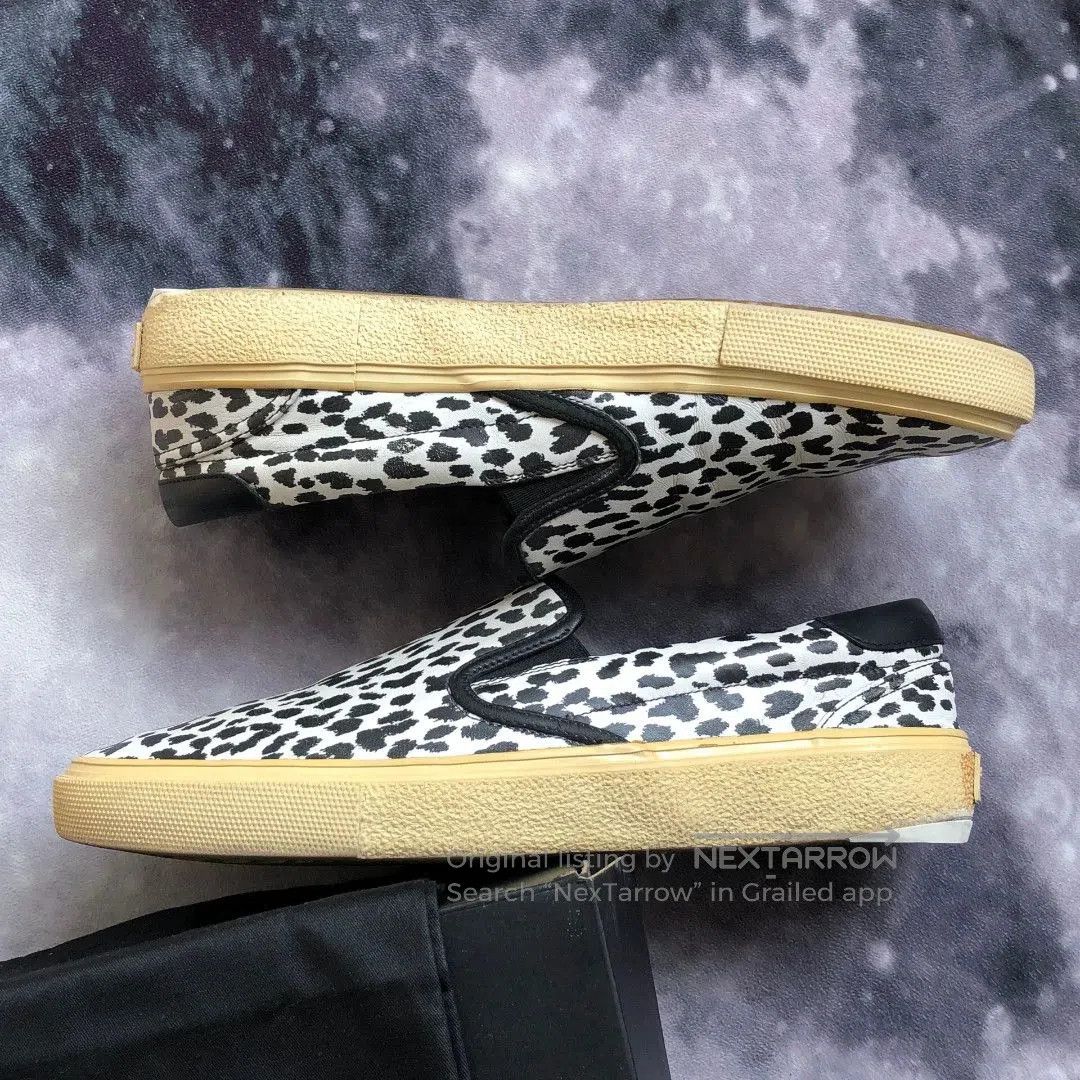 Saint Laurent Paris Saint Laurent Babycat White Leopard Slip On. Size US 10 / EU 43 - 4 Thumbnail