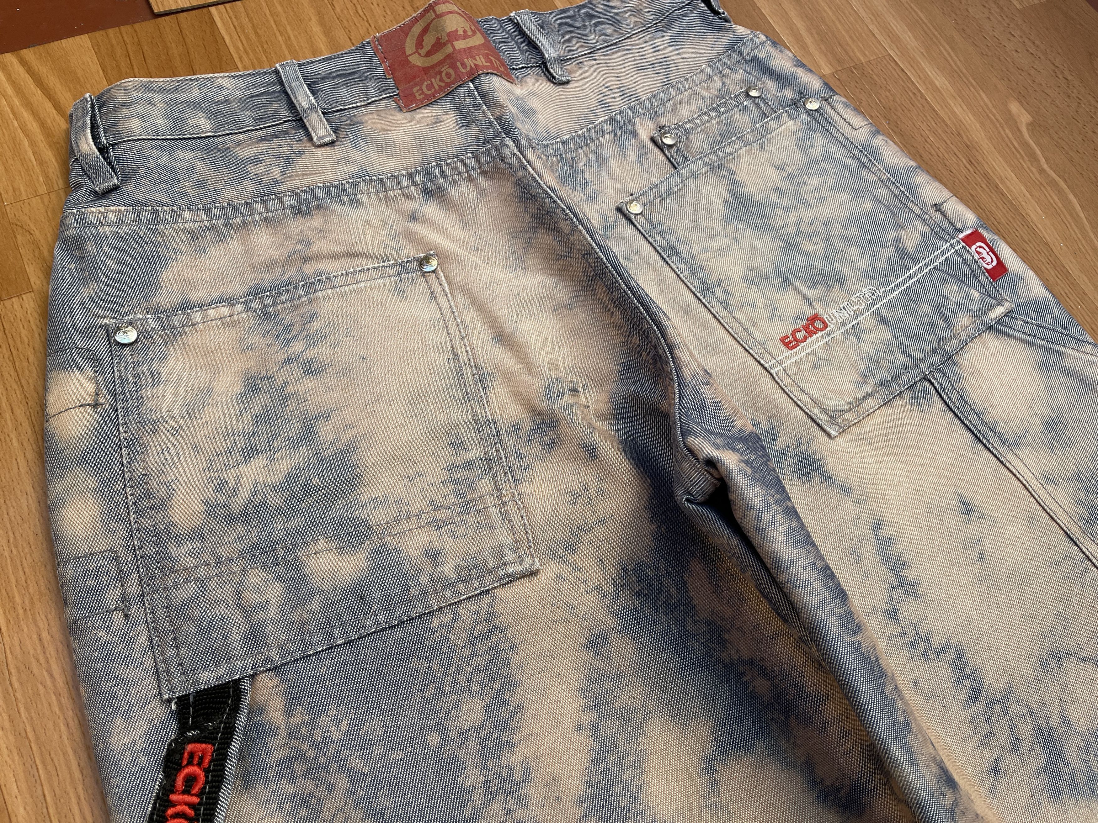 Ecko Unltd. Ecko Unltd jeans, baggy, vintage 90s hip hop skater Y2K W 32 Size US 32 / EU 48 - 8 Thumbnail