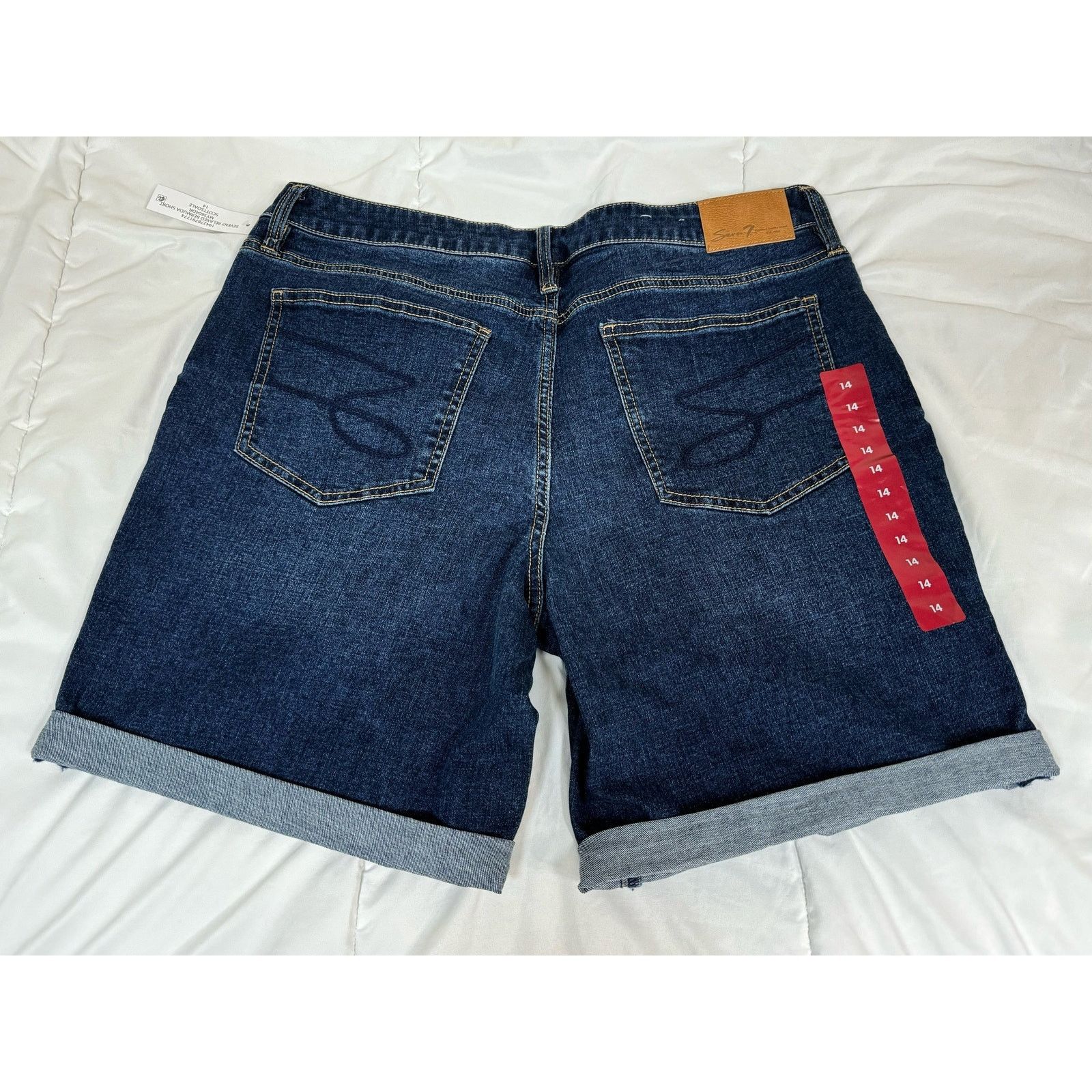 Seven 7 Seven 7 Women’s Scottsdale Relaxed Bermuda Shorts Size 14 Size 36" / US 14 / IT 50 - 2 Thumbnail