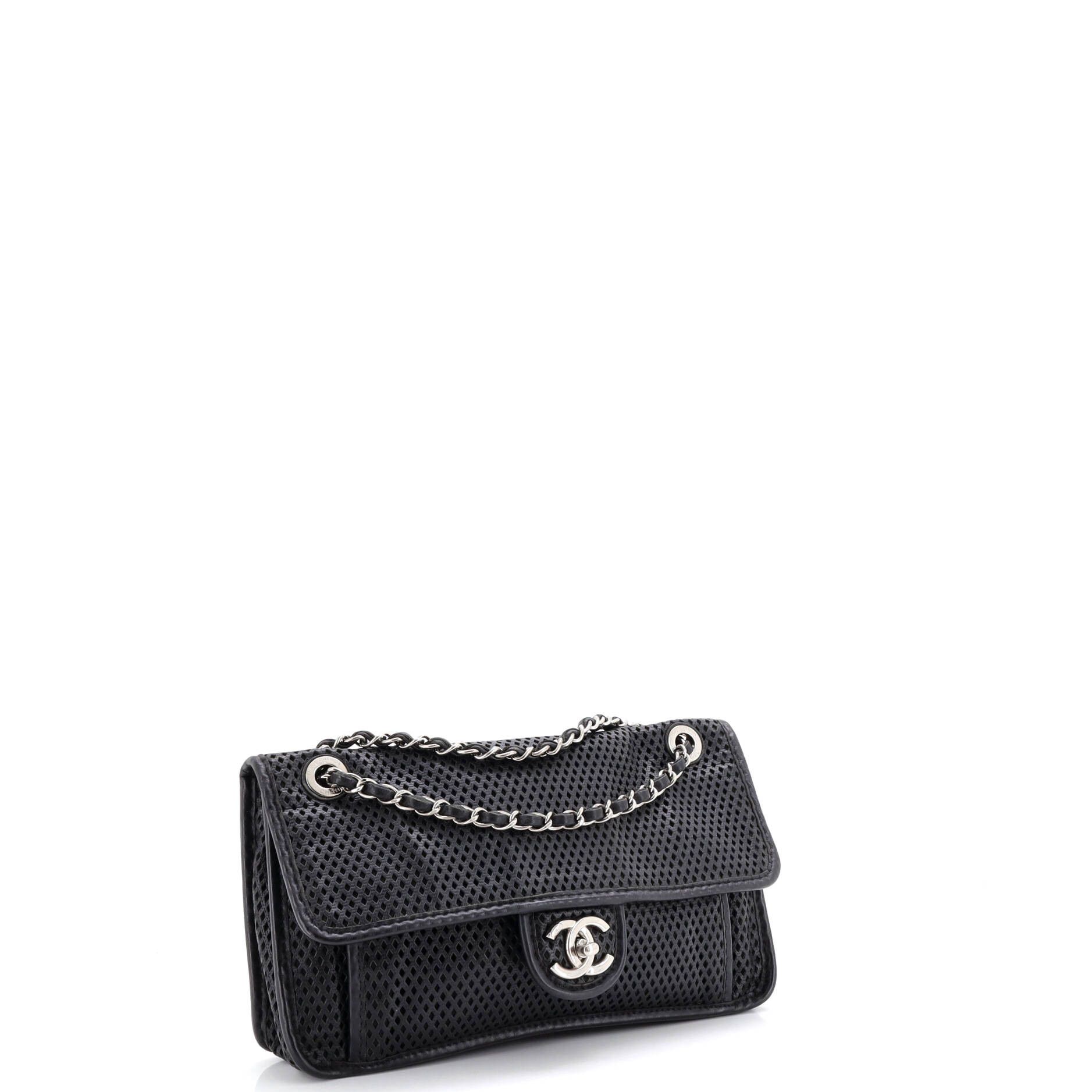 Chanel Up In The Air Flap Bag Perforated Leather Medium Size ONE SIZE - 1 Thumbnail