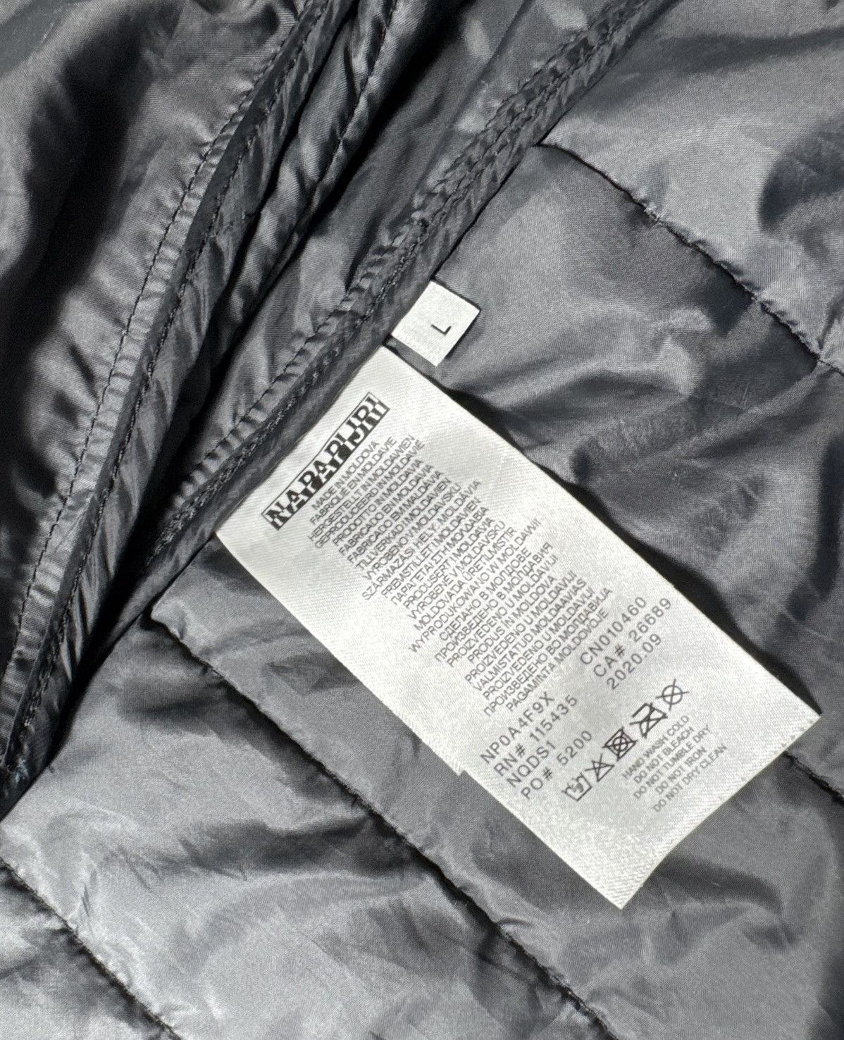 Napapijri Napapijri Full Zip Micro Down Pufffer Jacket Black Size US L / EU 52-54 / 3 - 9 Thumbnail