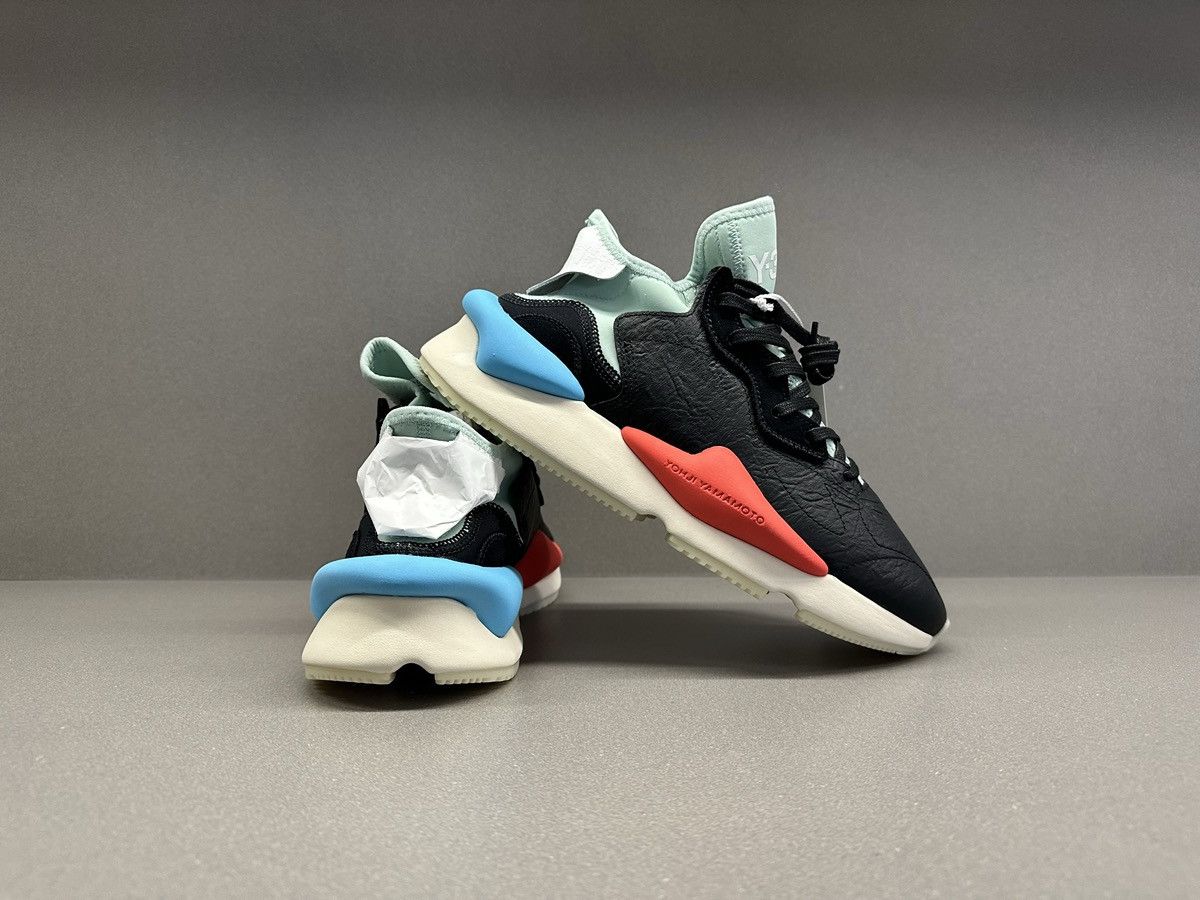 Y-3 Adidas Y-3 Kaiwa Black Blush Green Size US 8.5 / EU 41-42 - 7 Thumbnail