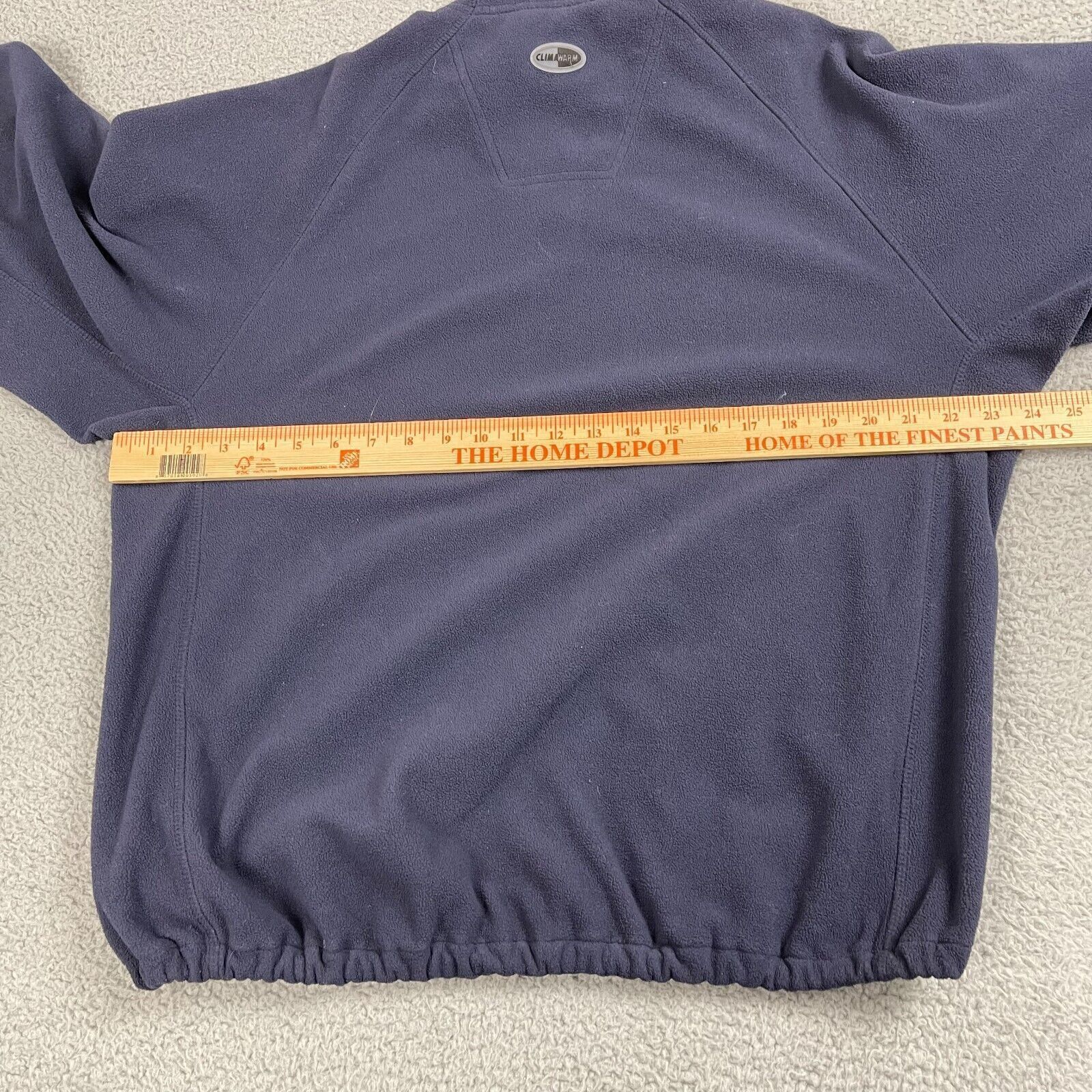 Adidas Adidas Logo Fleece Half-Zip Quarter-Zip Pullover Blue Size US M / EU 48-50 / 2 - 6 Thumbnail
