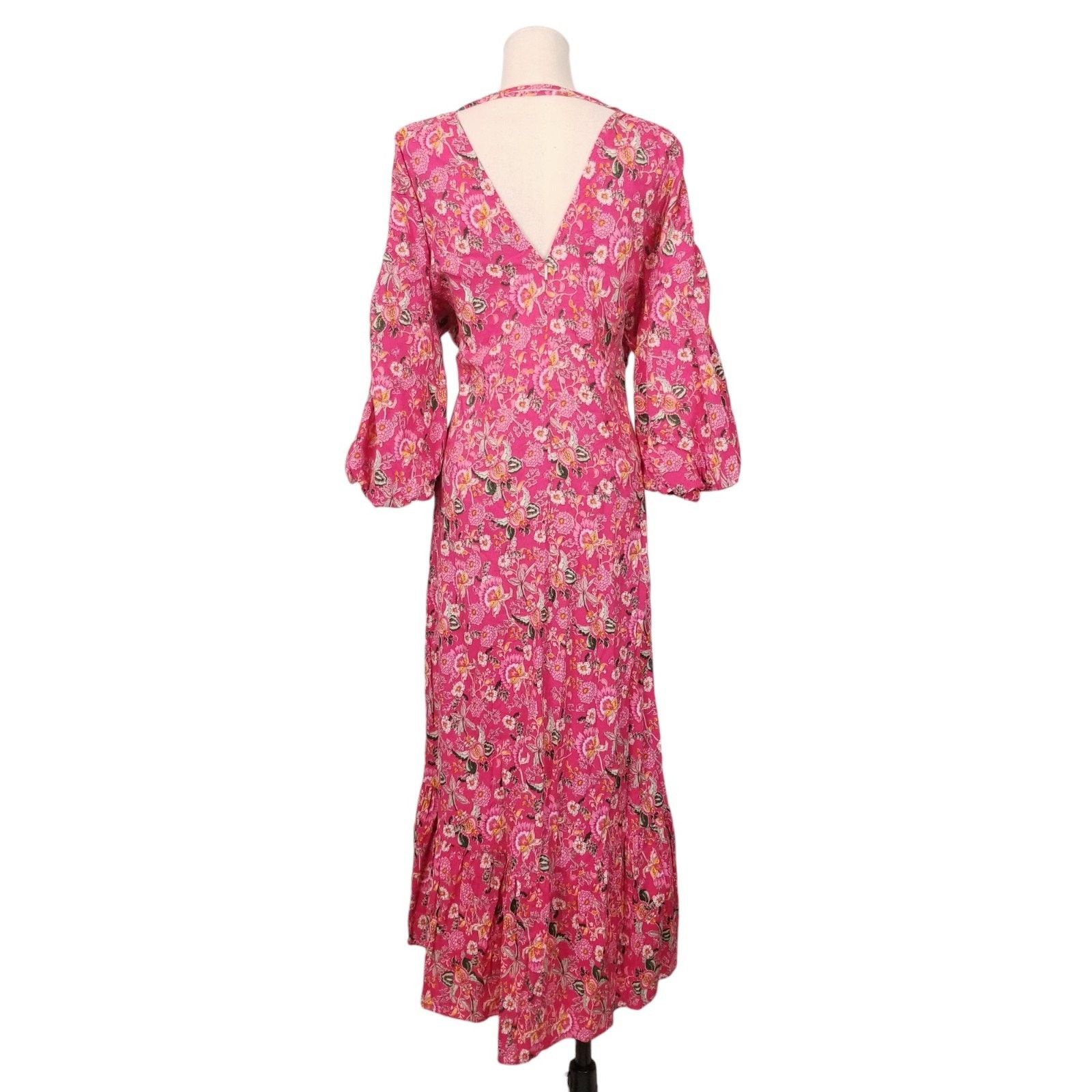 MISA Los Angeles MISA Los Angeles Pink Johanna Dress Sz Small Size S / US 4 / IT 40 - 3 Thumbnail