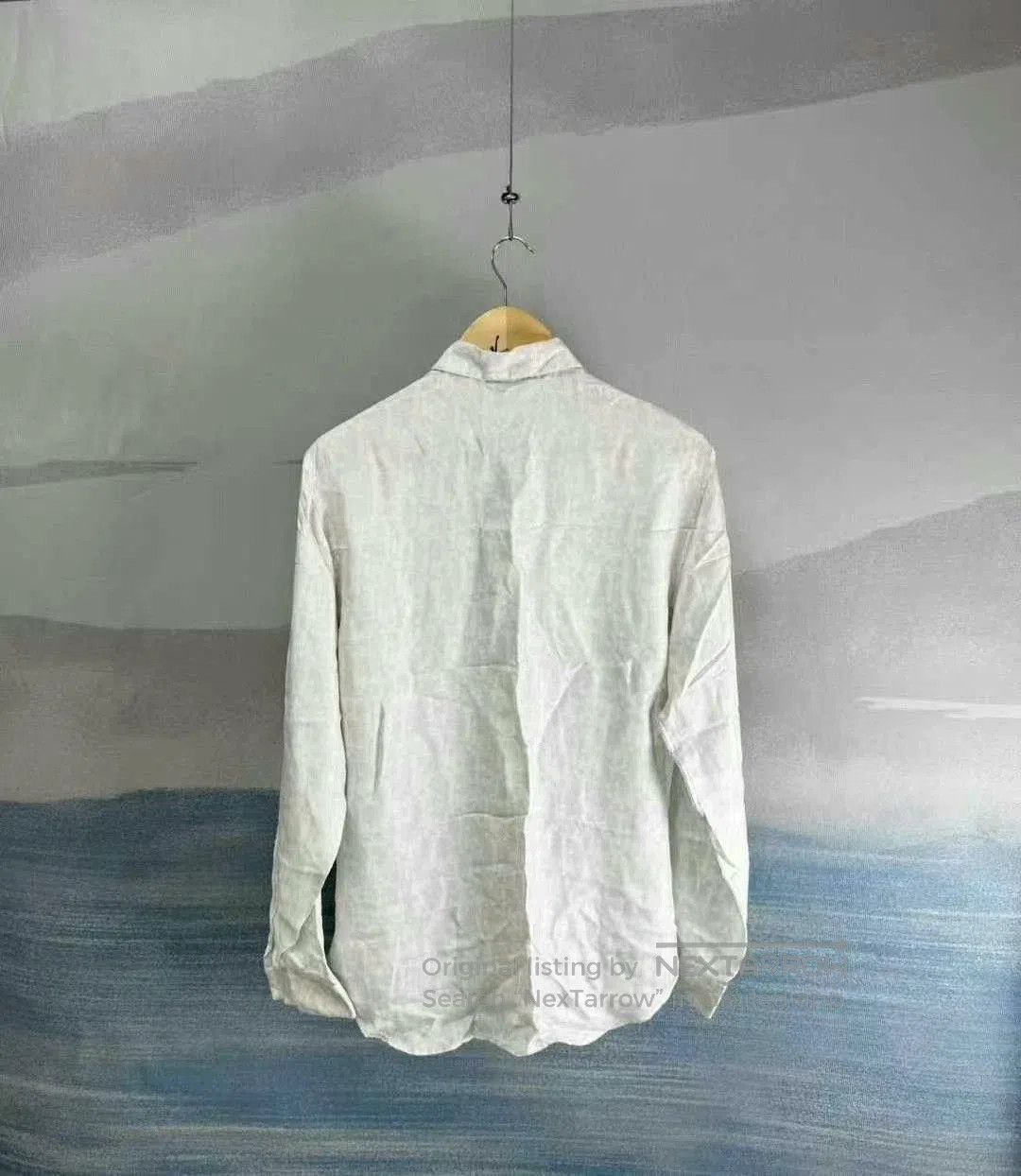 Dior dior white silk long sleeve shirt. Size US M / EU 48-50 / 2 - 3 Thumbnail