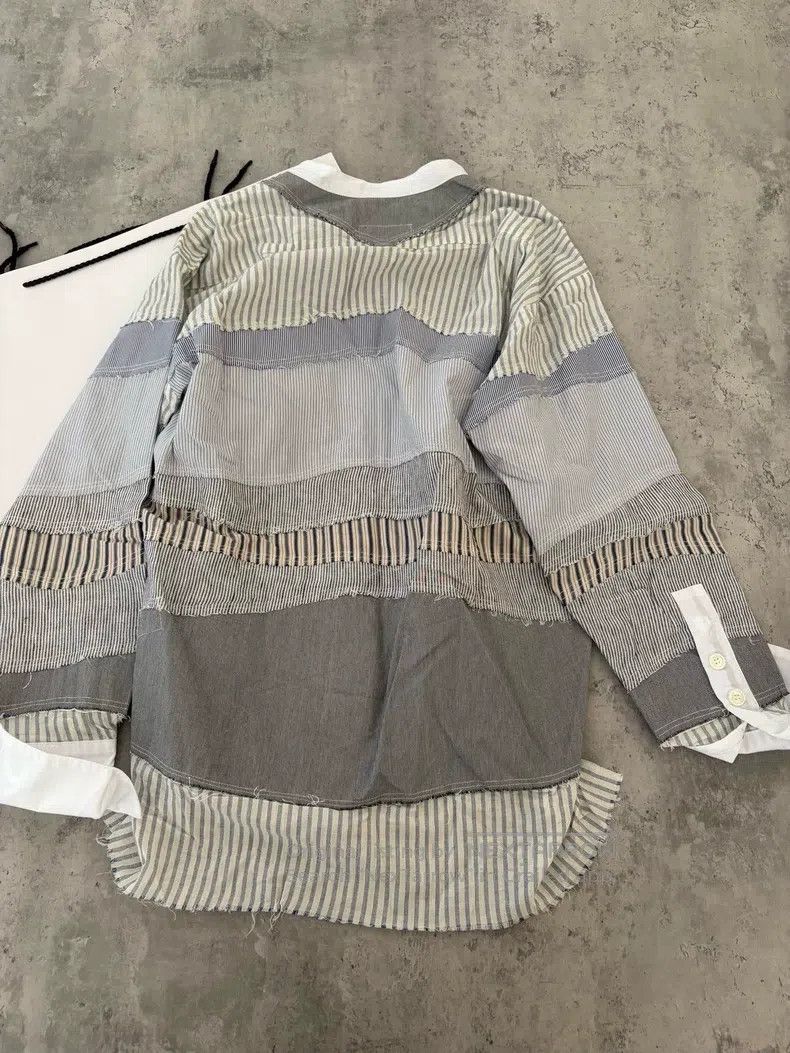 Greg Lauren Greg Lauren Cotton and Linen Patchwork Shirt Size US M / EU 48-50 / 2 - 6 Thumbnail