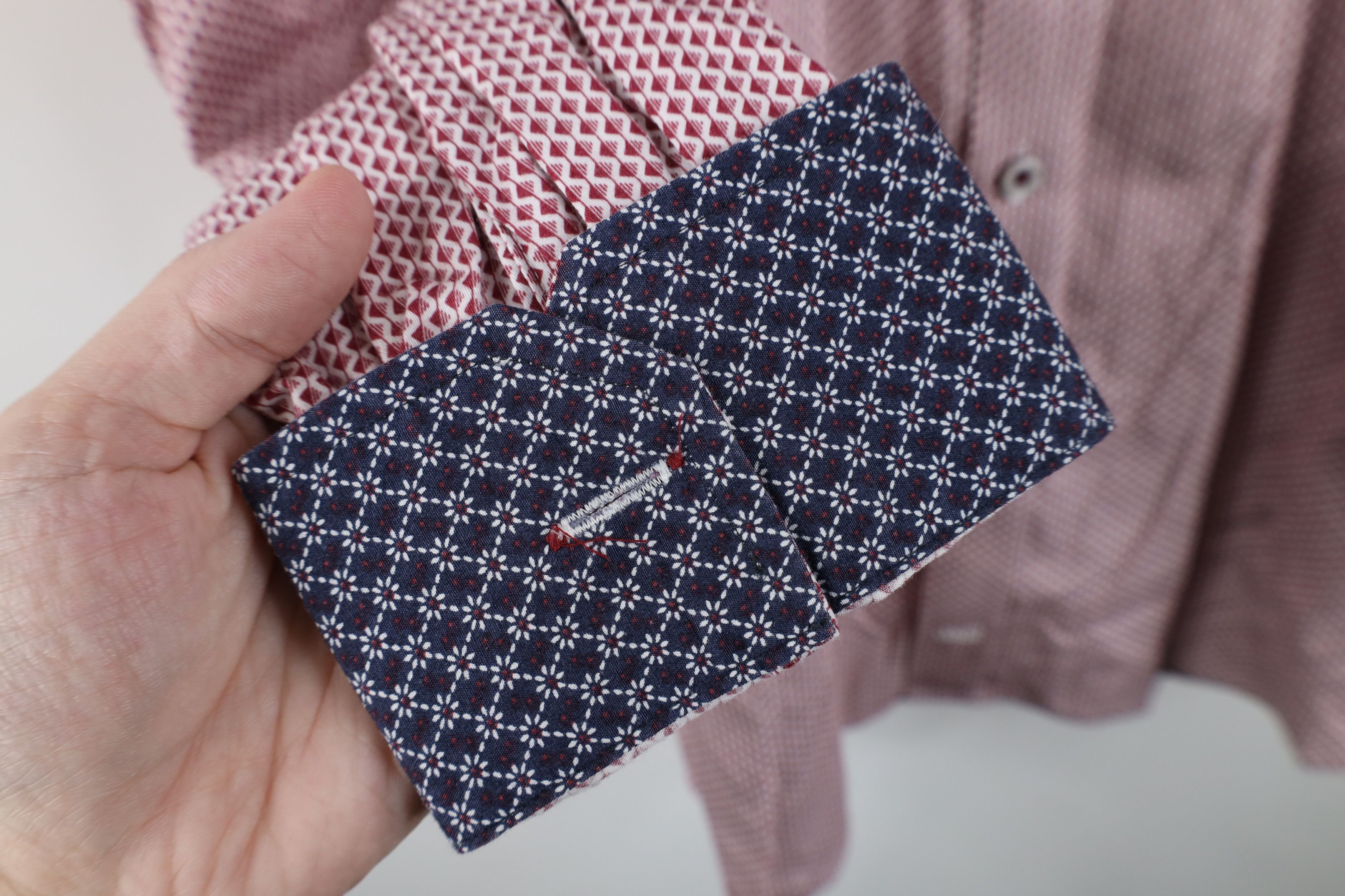 Johnston & Murphy Johnston & Murphy Cuff Diamond Collared Button Shirt Cotton Size US XL / EU 56 / 4 - 6 Thumbnail