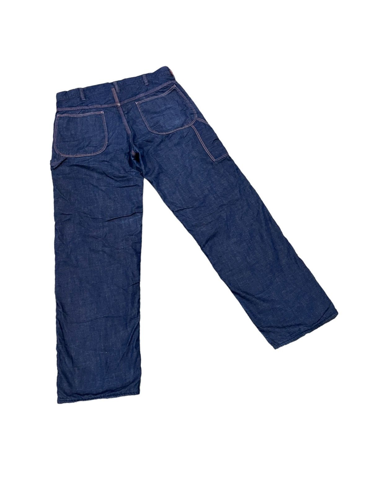 Japanese Brand Orslow Carpenter Blanket Lining Pants Size US 34 / EU 50 - 15 Thumbnail