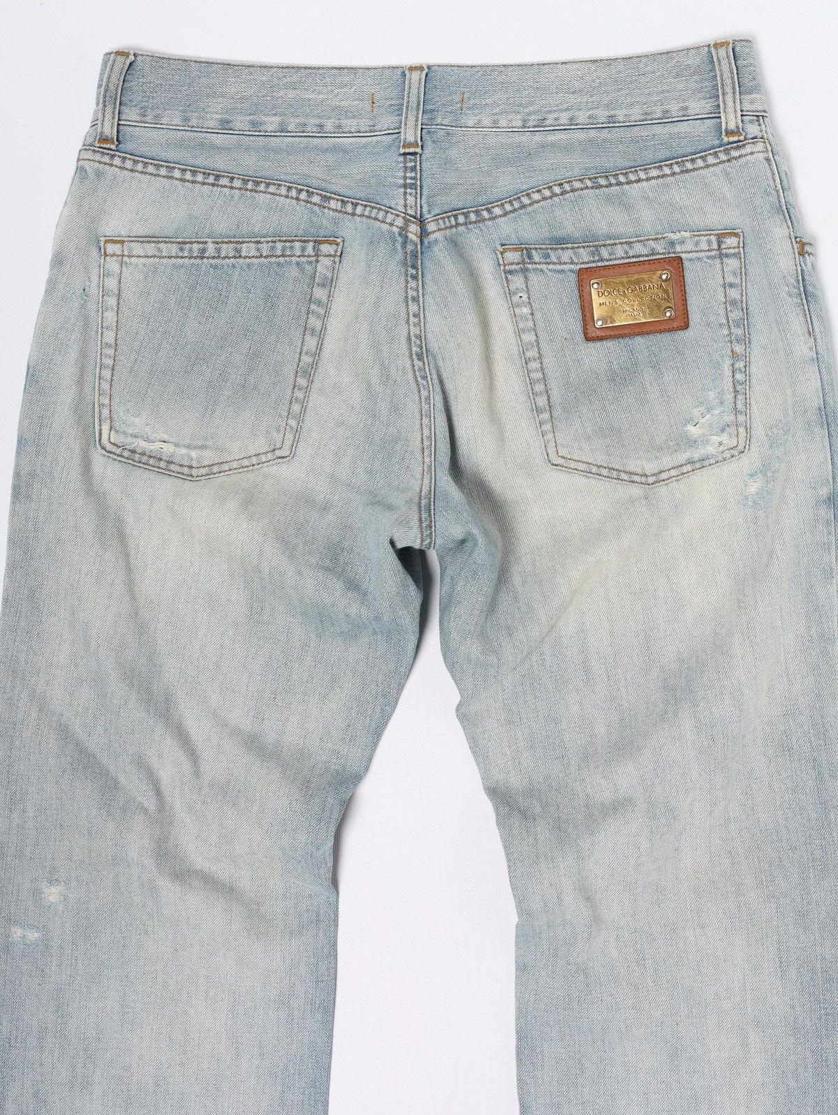 Dolce & Gabbana Dolce & Gabbana Jeans Denim Pants Distressed Fade Metal Logo Size US 32 / EU 48 - 18 Thumbnail