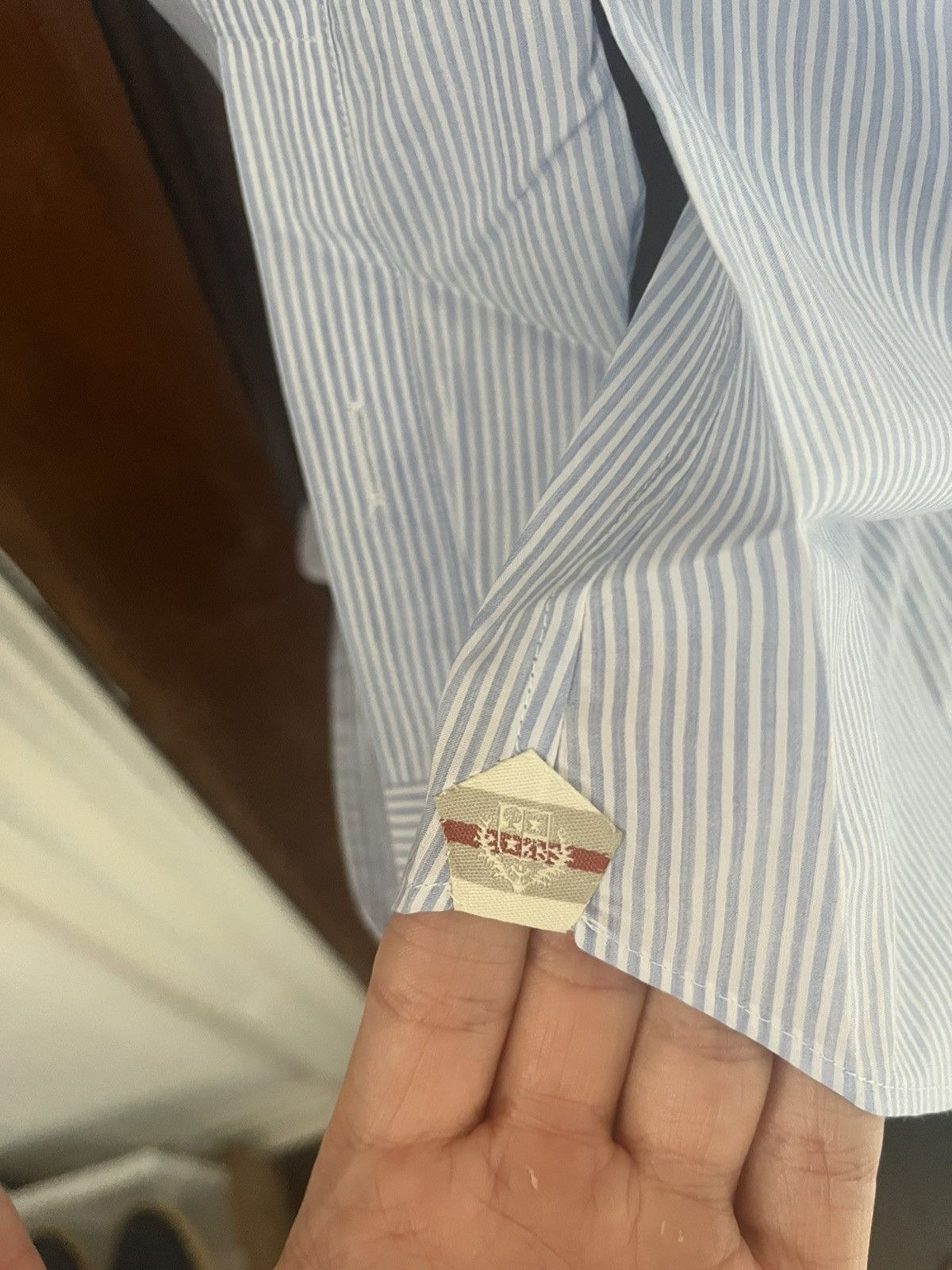Loro Piana Loro Piana blue striped cotton shirt size 38 brand new Size US S / EU 44-46 / 1 - 4 Thumbnail
