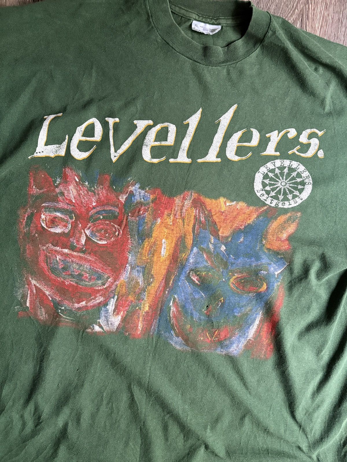 Band Tees Vintage The Levellers Rare ‘Zeitgeist’ 1995 Tour T-Shirt XL Size US XL / EU 56 / 4 - 2 Thumbnail