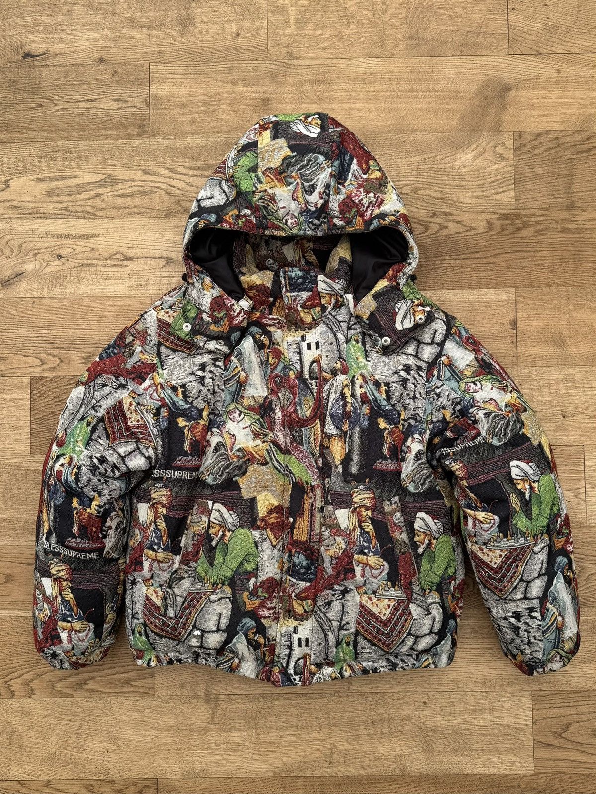 Bless × Supreme BLESS Supreme Tapestry Down Jacket Size US S / EU 44-46 / 1 - 2 Thumbnail