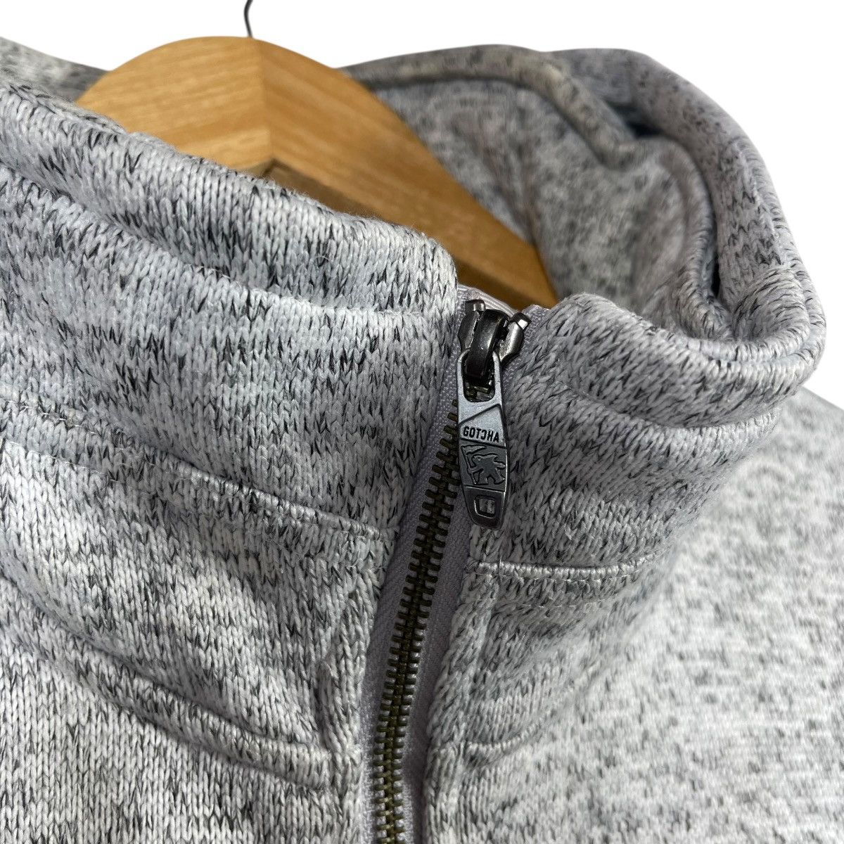 Gotcha GOTCHA International Grey Full Zip Sweatshirt Jacket Size L Size US L / EU 52-54 / 3 - 8 Thumbnail