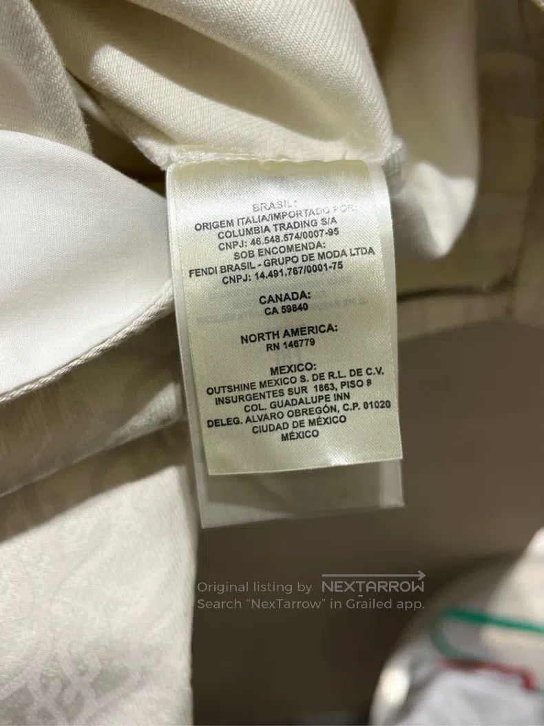 Fendi Fendi White light logo print old flower pants Size 27" / US 4 / IT 40 - 8 Thumbnail