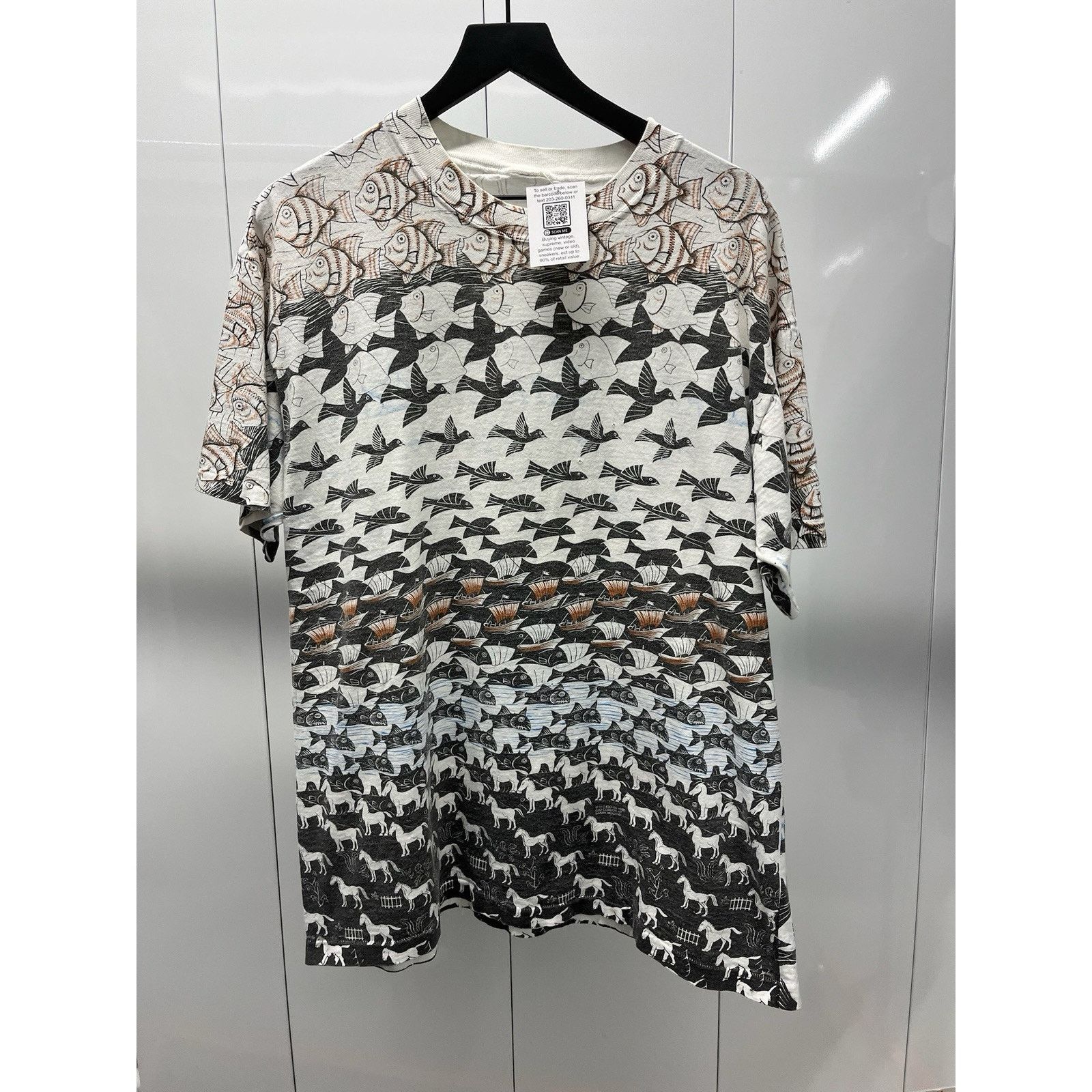 Vintage Vintage andazia mc escher aop shirt Size US XL / EU 56 / 4 - 1 Thumbnail