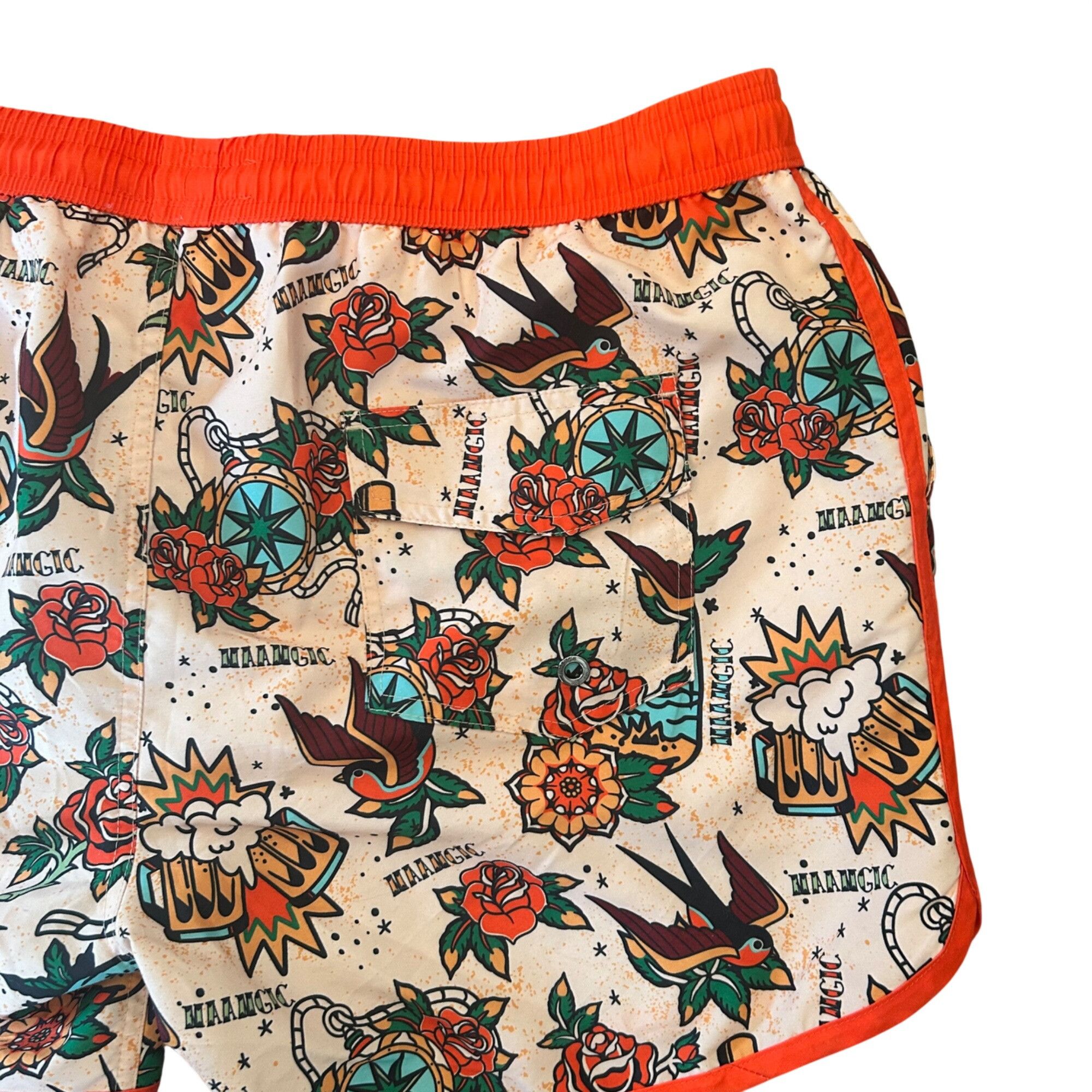 Other MAAMGIC Traditional Tattoo Novelty Print Classic Swim Trunks Size US 38 / EU 54 - 6 Thumbnail