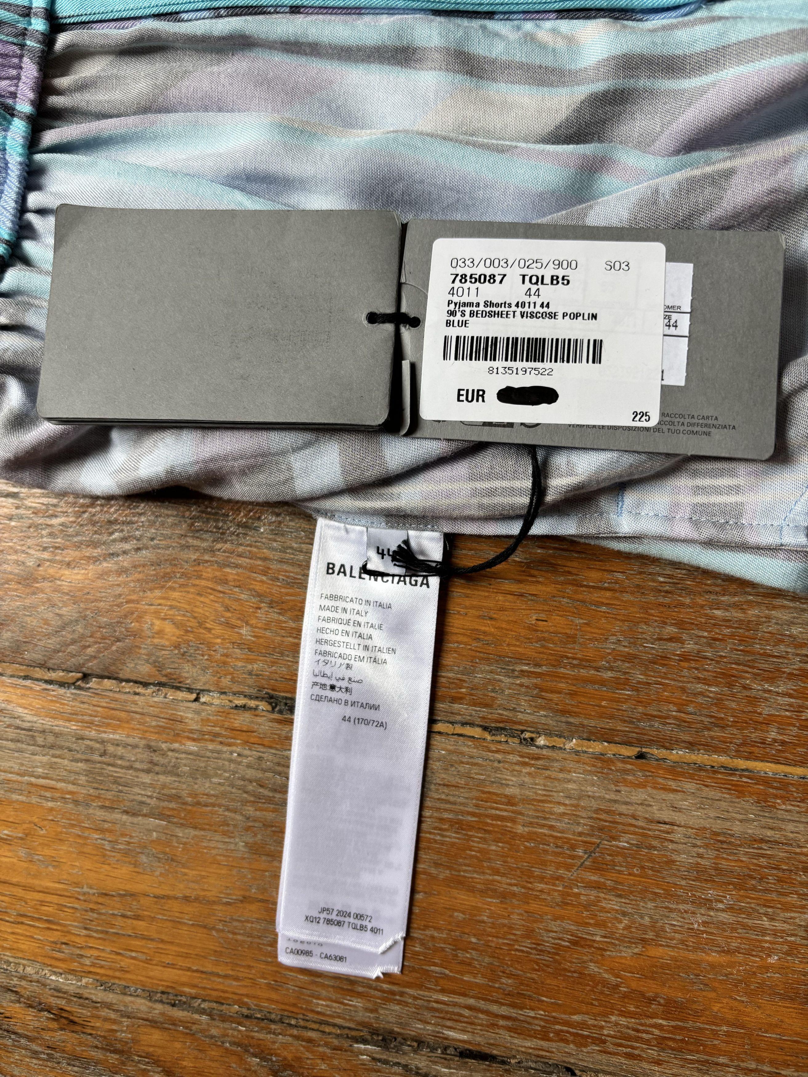 Balenciaga Pyjama Shorts Automne 24 Size US 28 / EU 44 - 11 Thumbnail