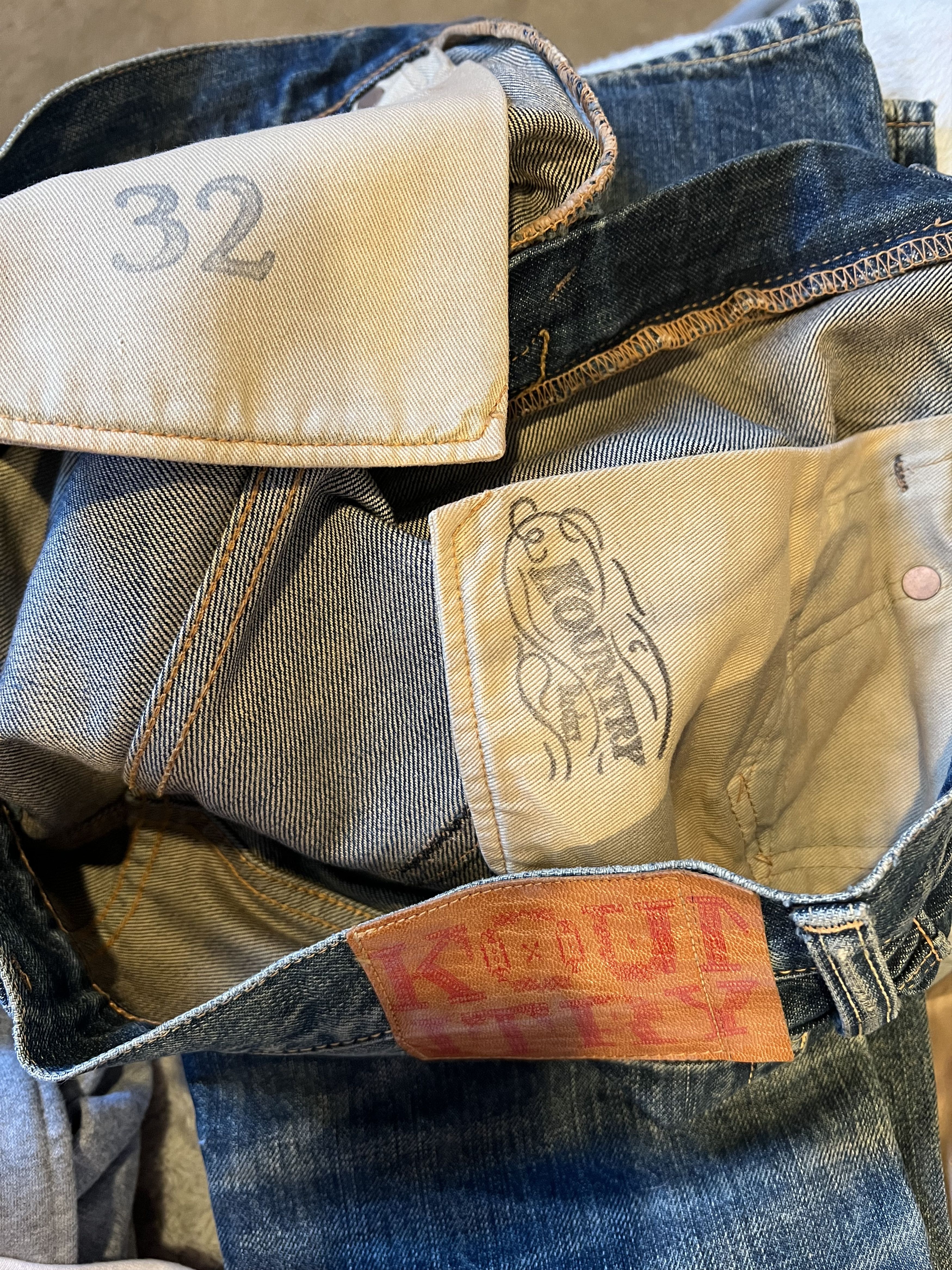 Kapital Kapital boro biker denim Size US 31 - 11 Thumbnail