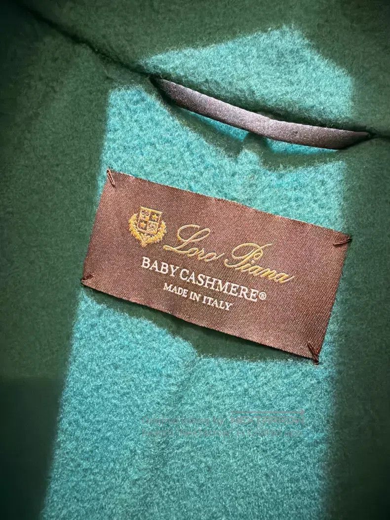 Loro Piana Loro Piana Peacock Green Baby Cashmere Notched Collar Mid- Size S / US 4 / IT 40 - 7 Thumbnail