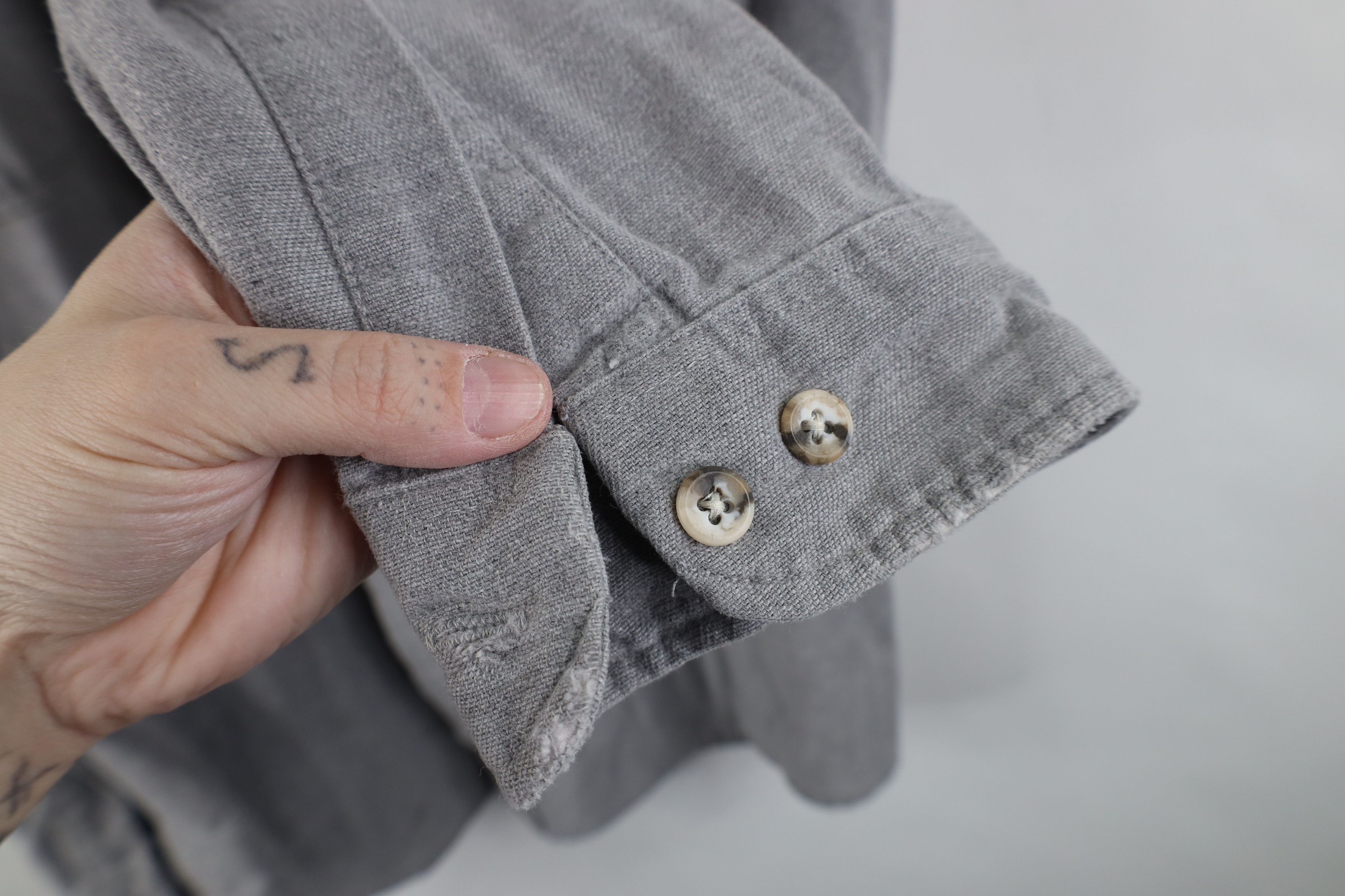 Vintage Vintage 70s Streetwear Chamois Collared Button Shirt USA Size US XL / EU 56 / 4 - 9 Thumbnail