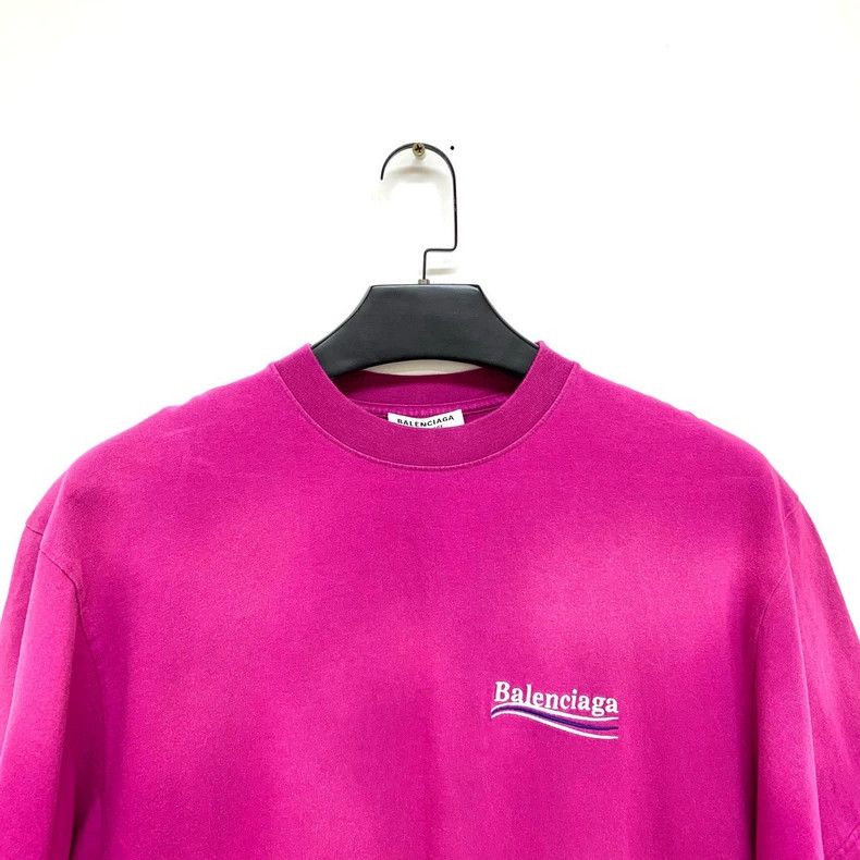 Balenciaga Balenciaga Pink Coke Short Sleeve T-Shirt Size US XXS / EU 40 - 3 Thumbnail