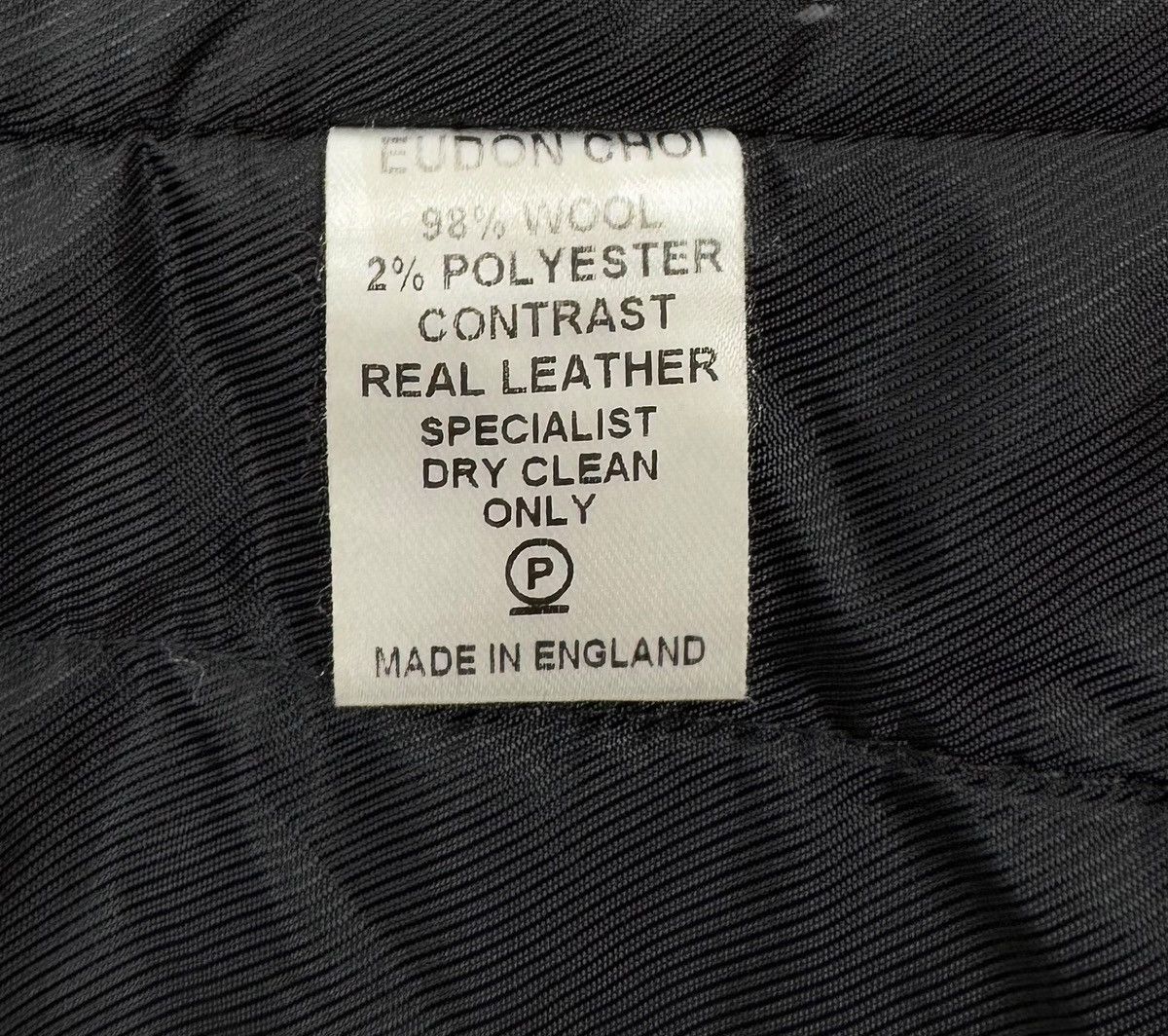 Designer Eudon Choi London Coat Wool-Leather & Real Fur Details UK10 Size M / US 6-8 / IT 42-44 - 17 Thumbnail