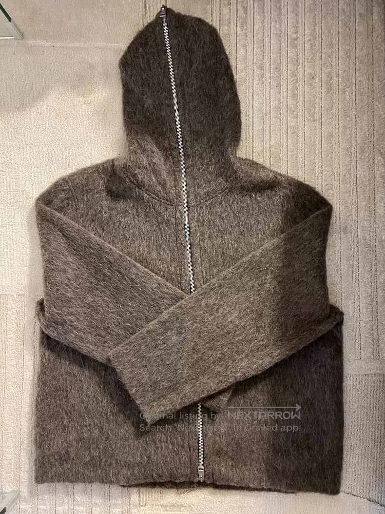 Our Legacy Our Legacy Full-zip hooded plush jacket Size US M / EU 48-50 / 2 - 2 Thumbnail