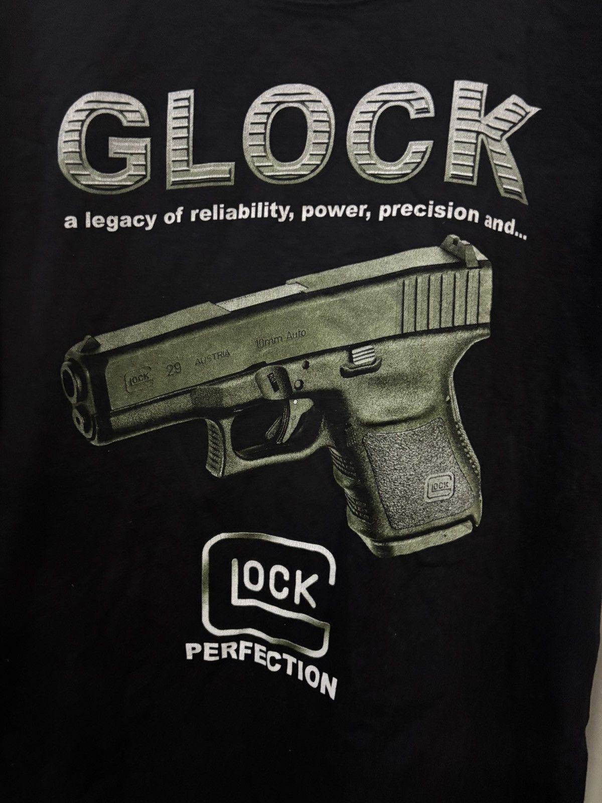 Vintage Vintage Glock Perfection T-shirt y2k FTP Terror Style Size US M / EU 48-50 / 2 - 4 Thumbnail