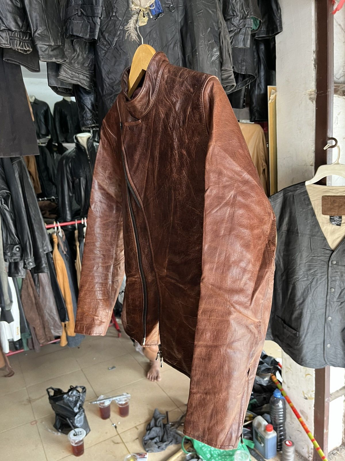 Backbone × Isamu Katayama Backlash Backbone horse hide rider leather jacket Size US S / EU 44-46 / 1 - 4 Thumbnail