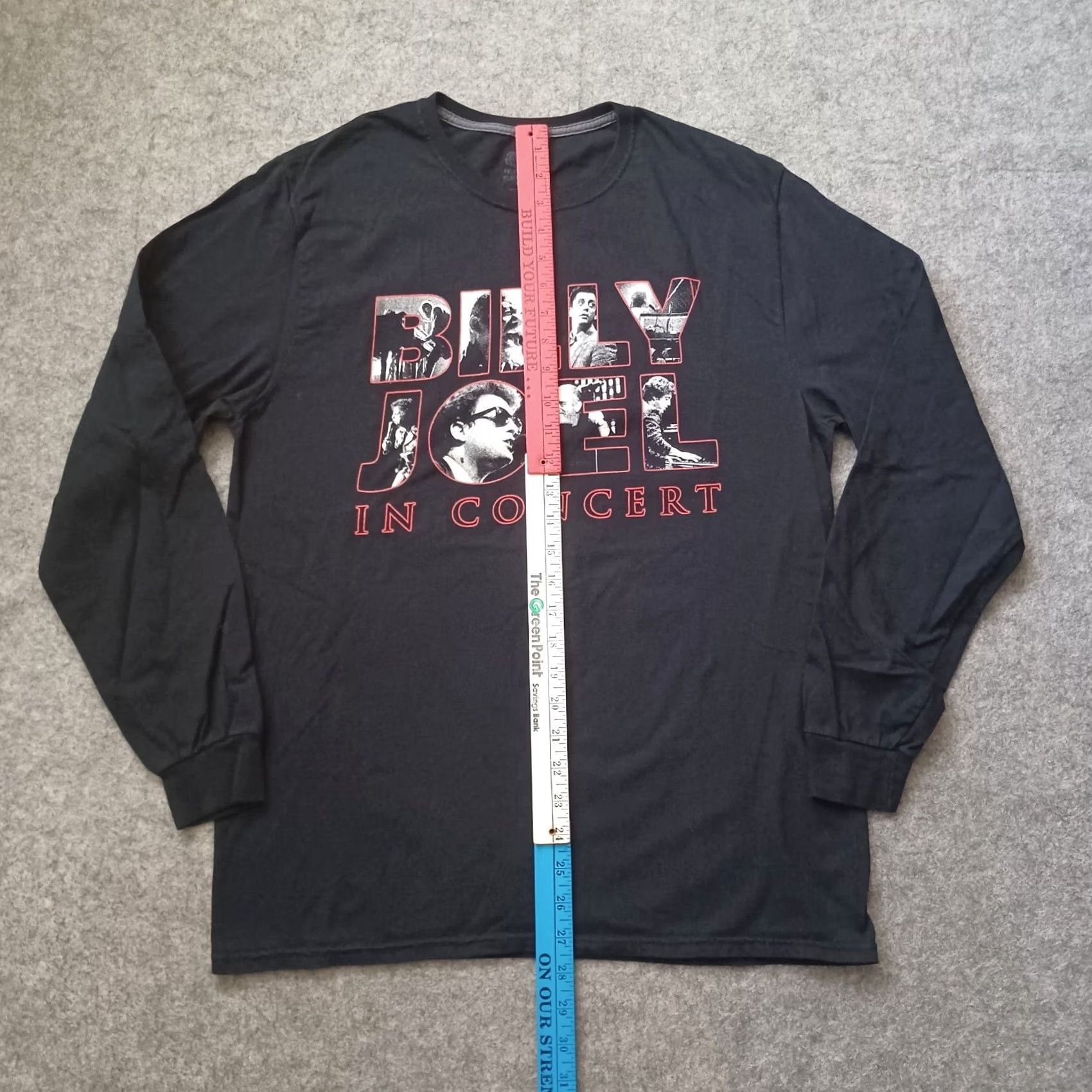 Fruit Of The Loom Billy Joel Shirt Mens L Black Concert 2018 Home At The Garden Long Sleeve T Size US L / EU 52-54 / 3 - 7 Thumbnail